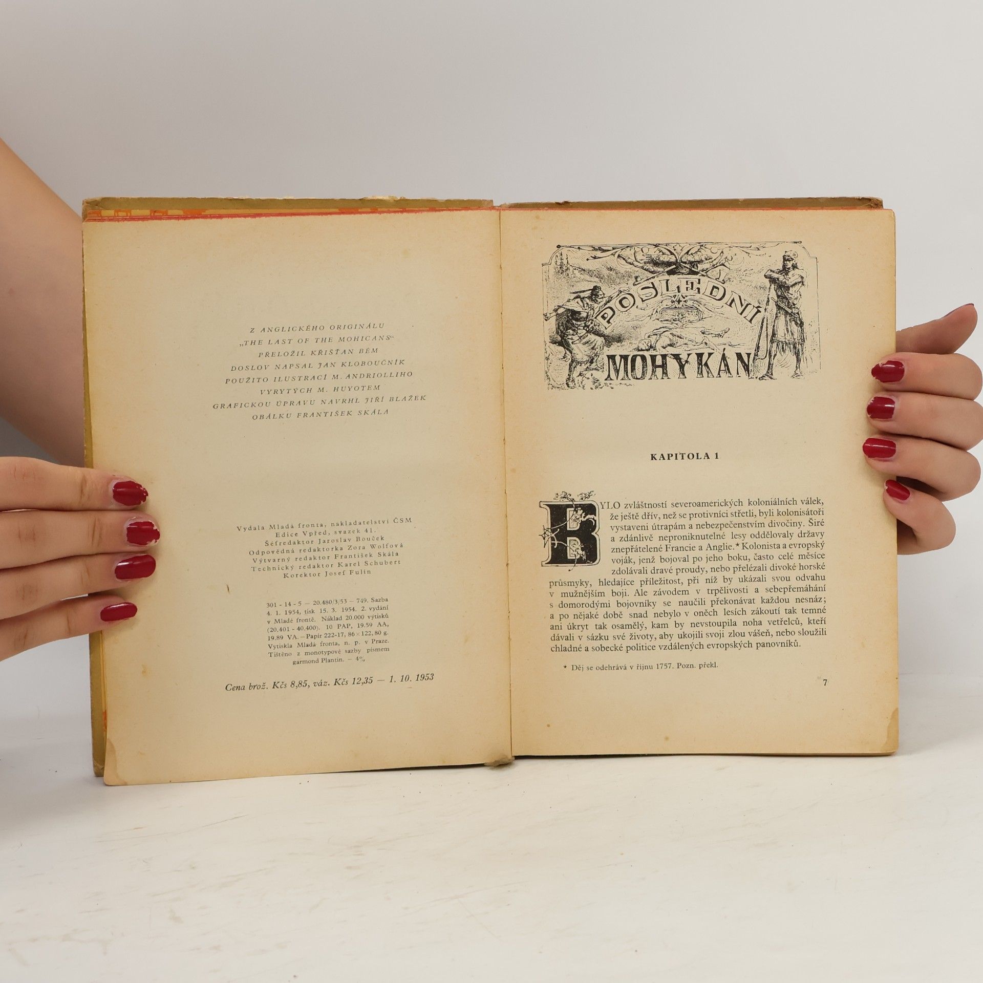 James Fenimore Cooper Poslední Mohykán
