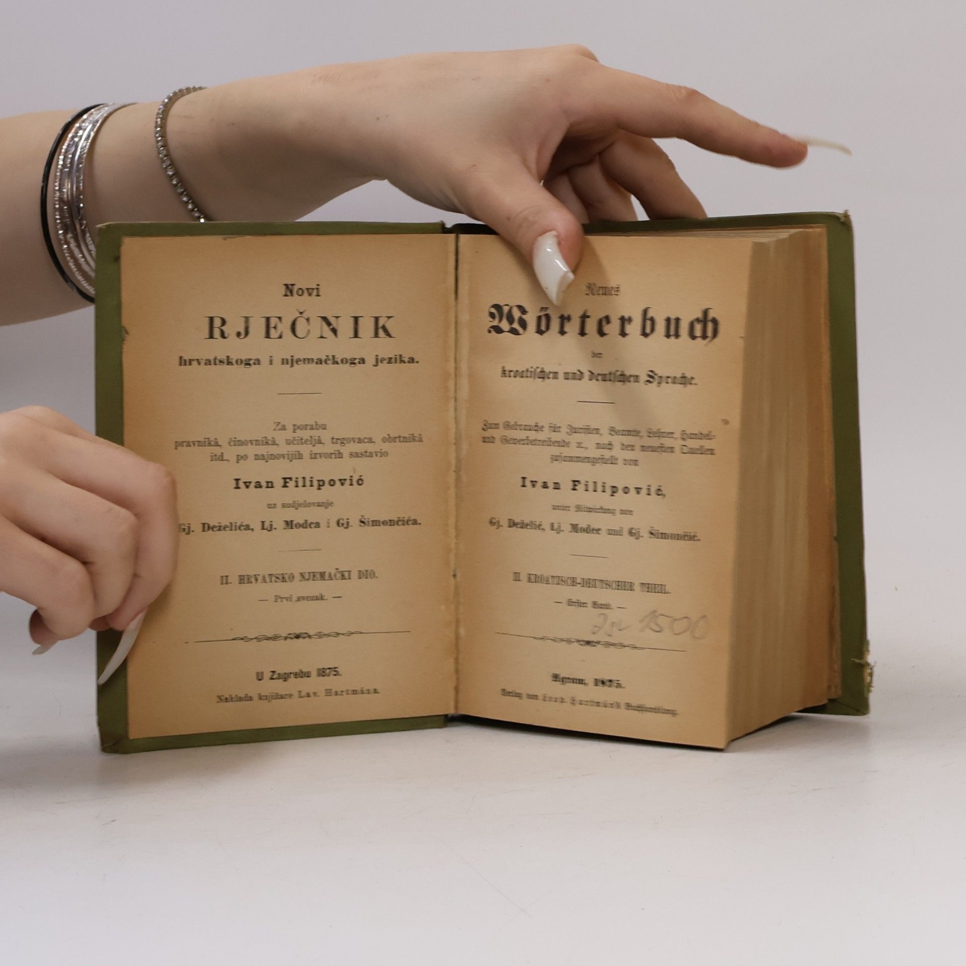 Ivan Filipović Kroatisch-Deutsches Wörterbuch A-O
