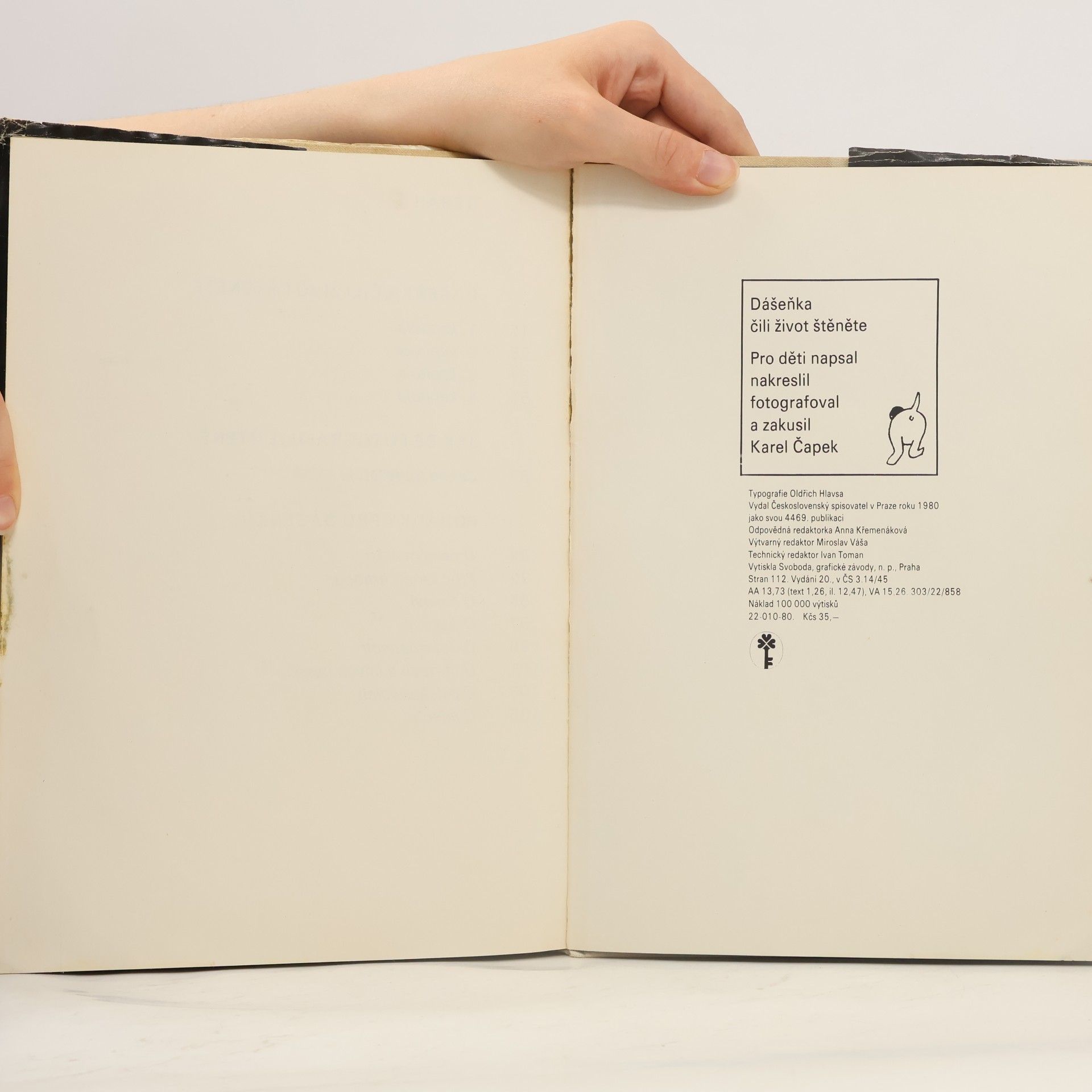 Karel Čapek Dášeňka čili život štěněte