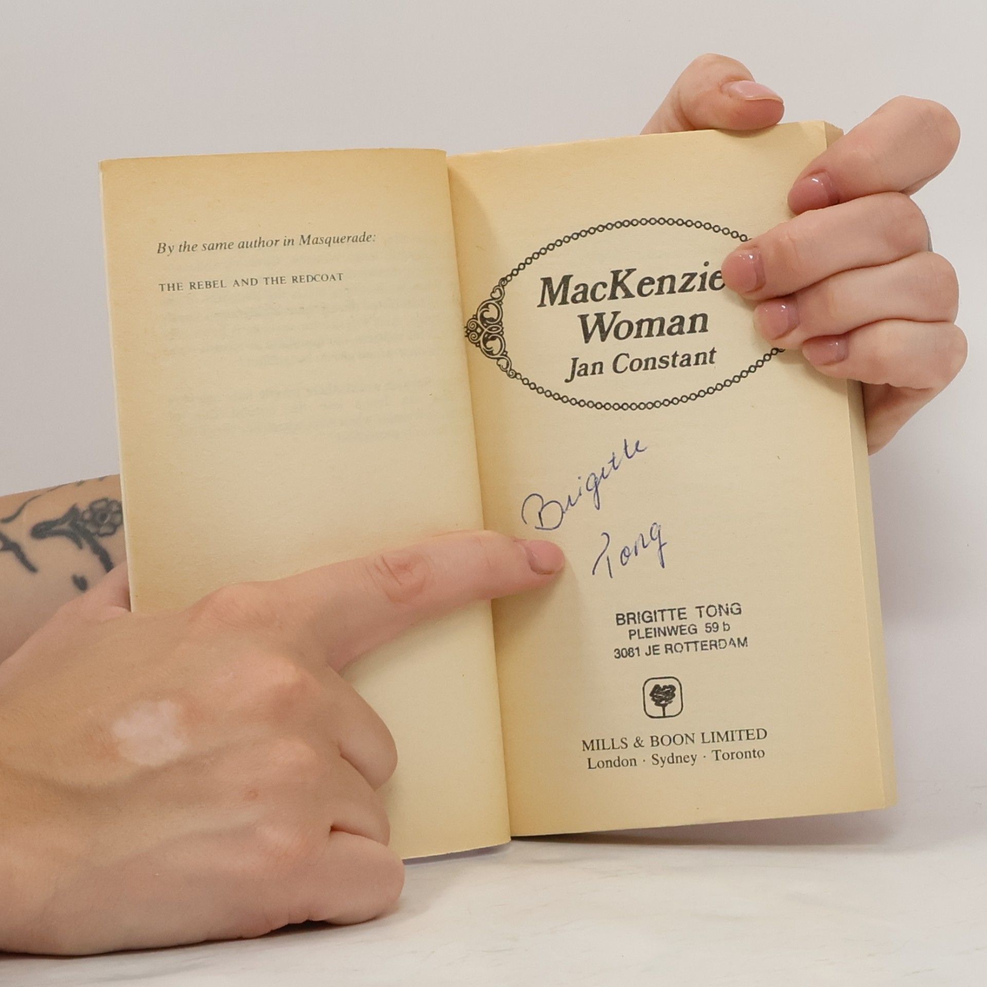 Jan Constant Masquerade Historical Romances: Mackenzie's Woman