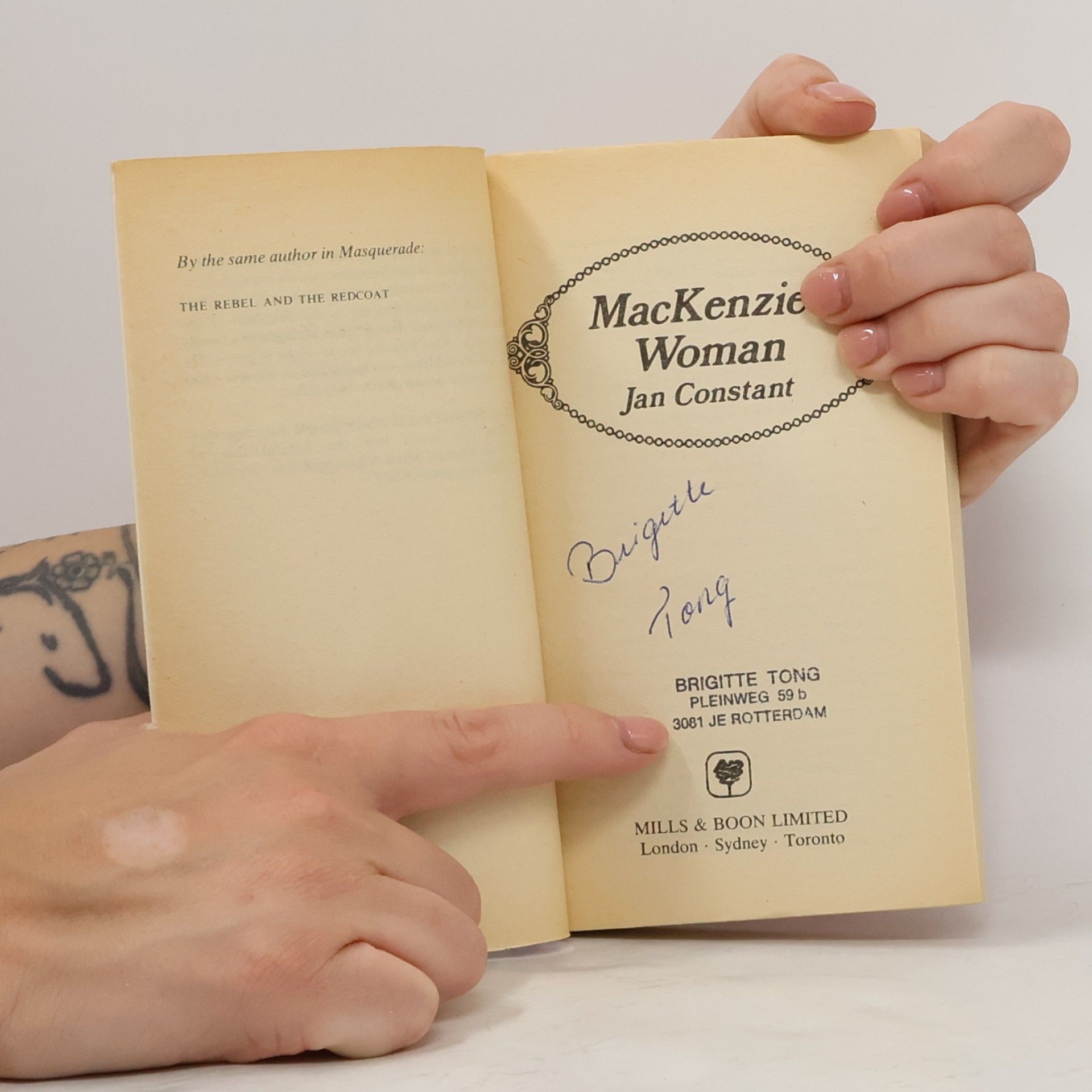 Jan Constant Masquerade Historical Romances: Mackenzie's Woman