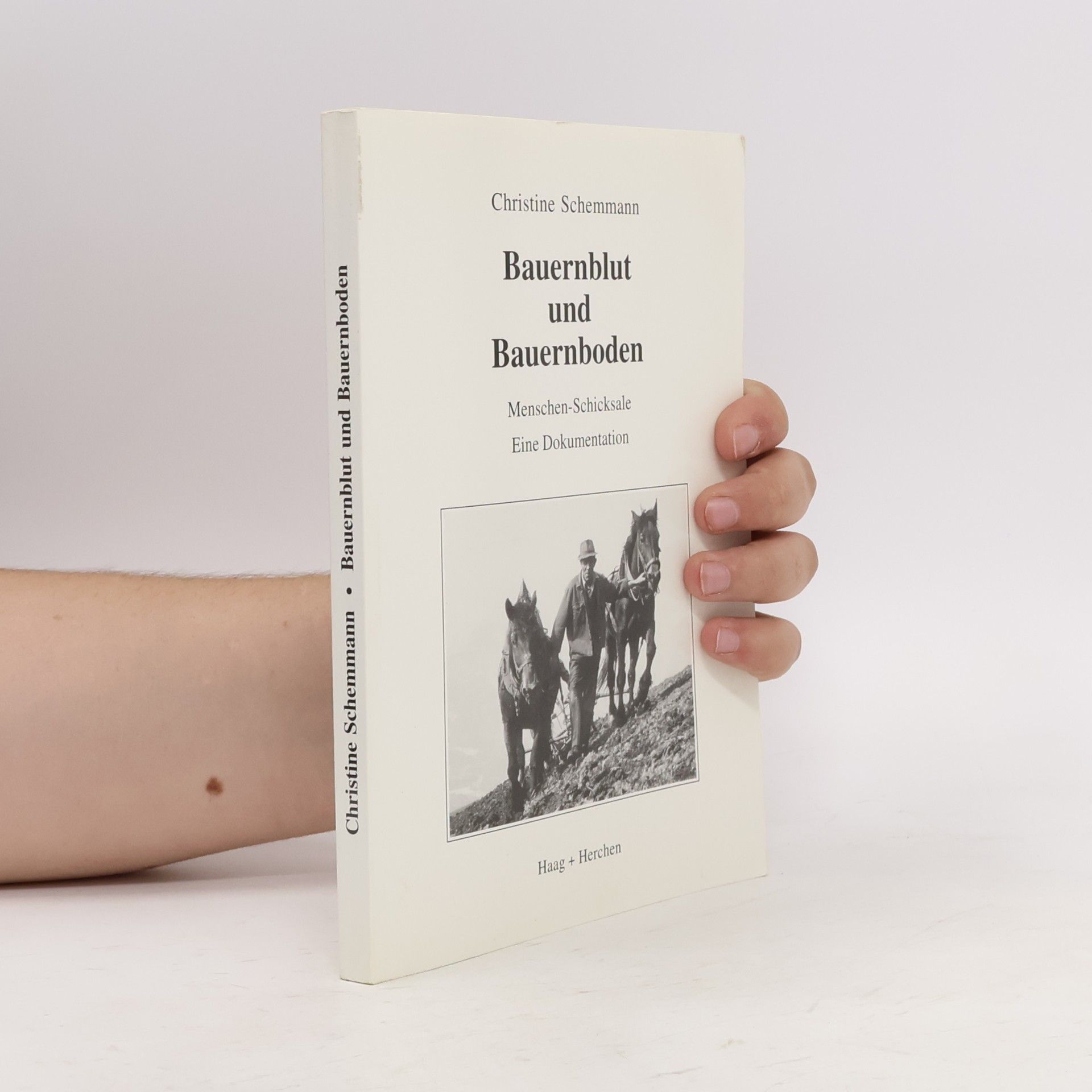 Christine Schemmann Bauernblut und Bauernboden
