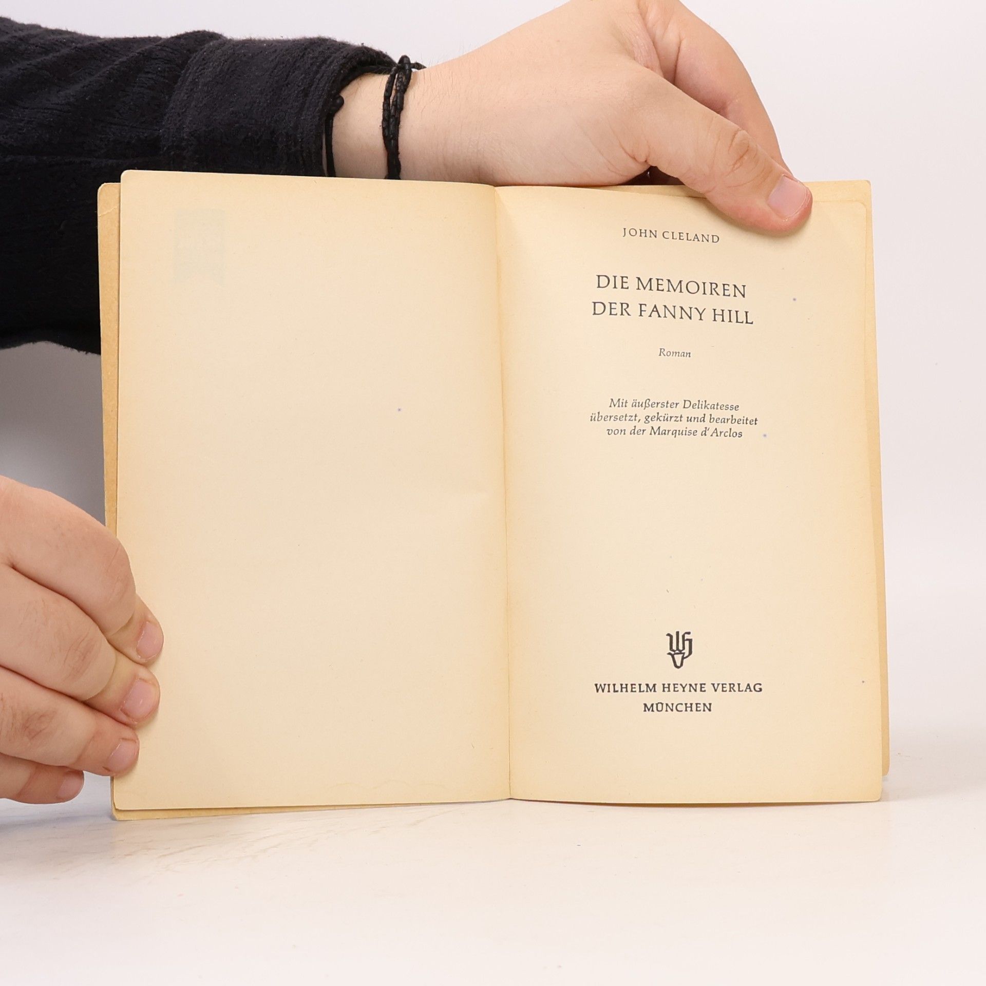 John Cleland Die Memoiren der Fanny Hill