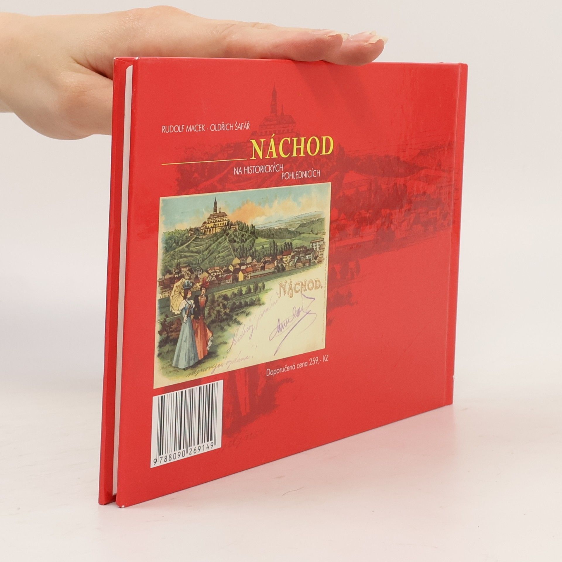 Rudolf Macek Náchod na historických pohlednicích