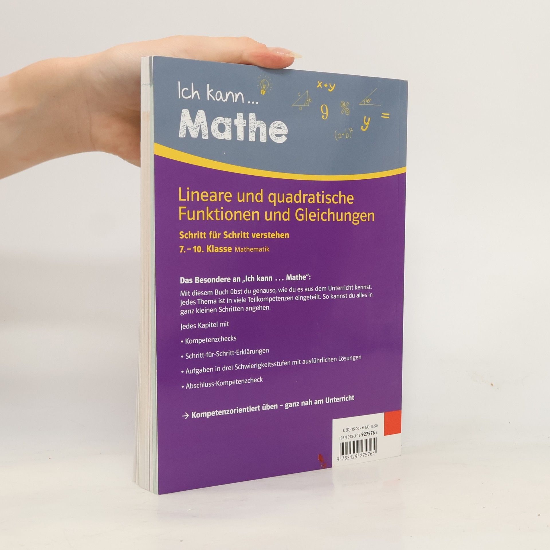 Autorenkollektiv Ich kann Mathe Lineare und quadratische Funktionen und Gleichungen 7. - 10. Klasse