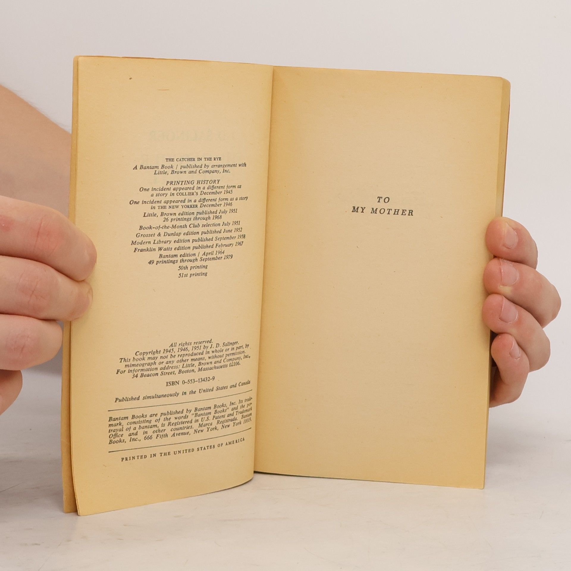 J. D. Salinger The Catcher in the Rye