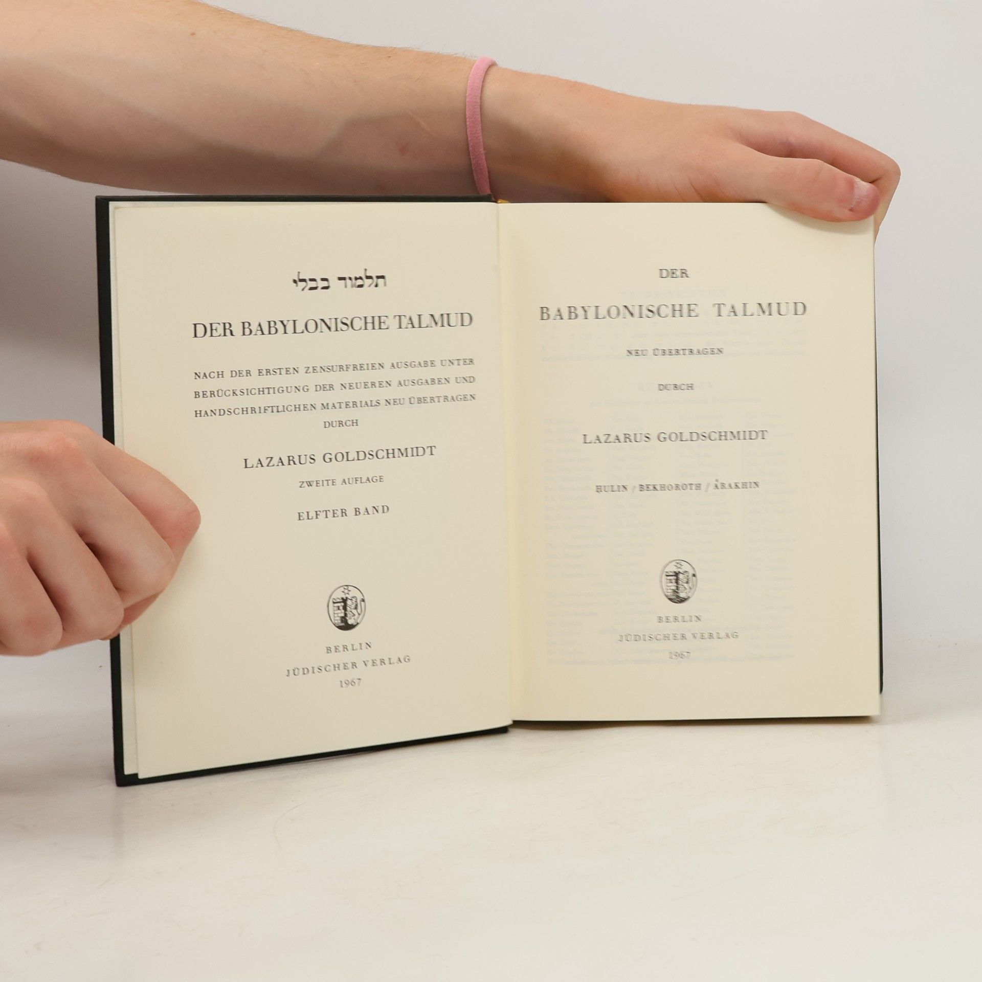 Lazarus Goldschmidt Der Babylonische Talmud