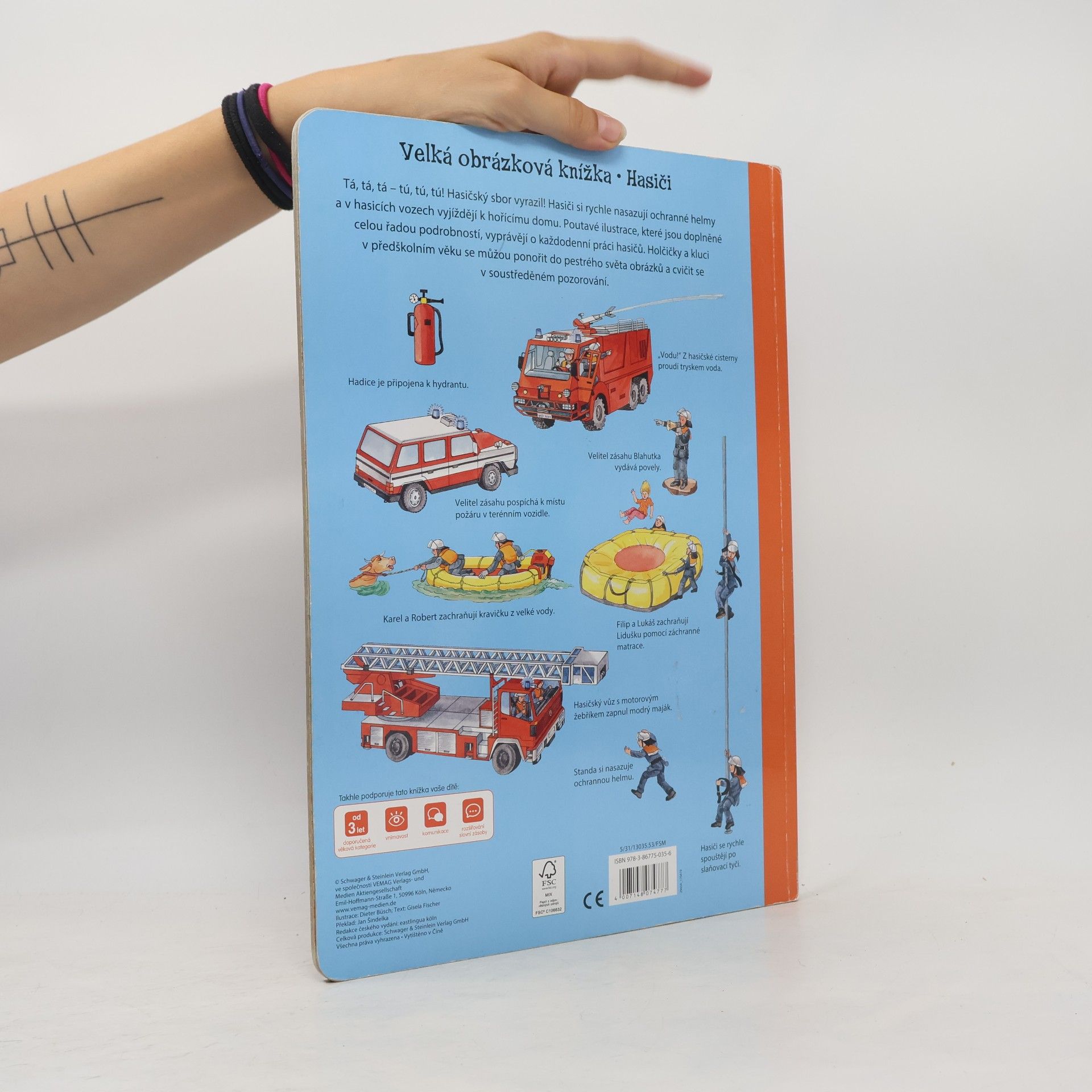 Jan Šindelka Velká obrázková knížka. Hasiči