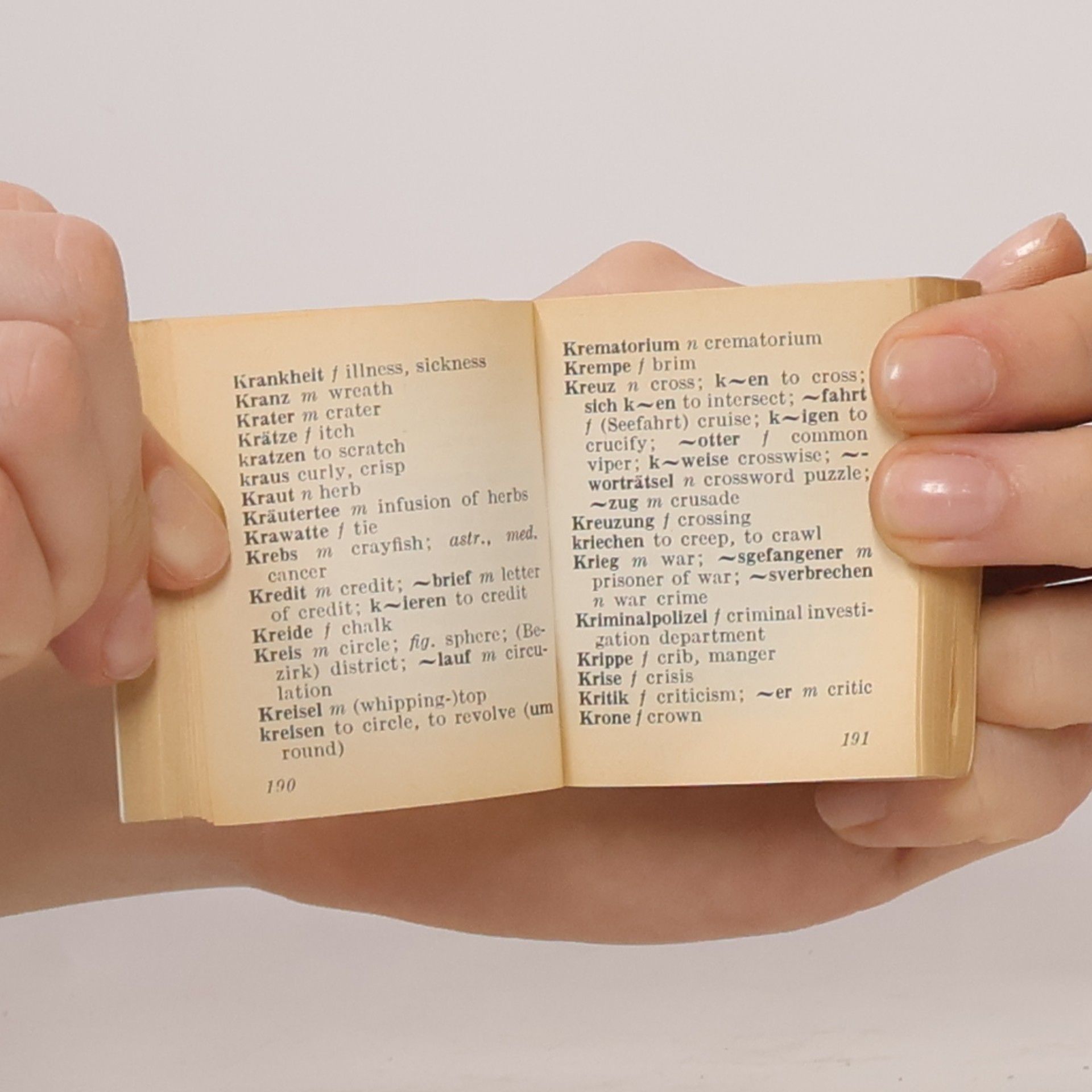 Various authors A-Z Mini-Wörterbuch. Deutsch-English