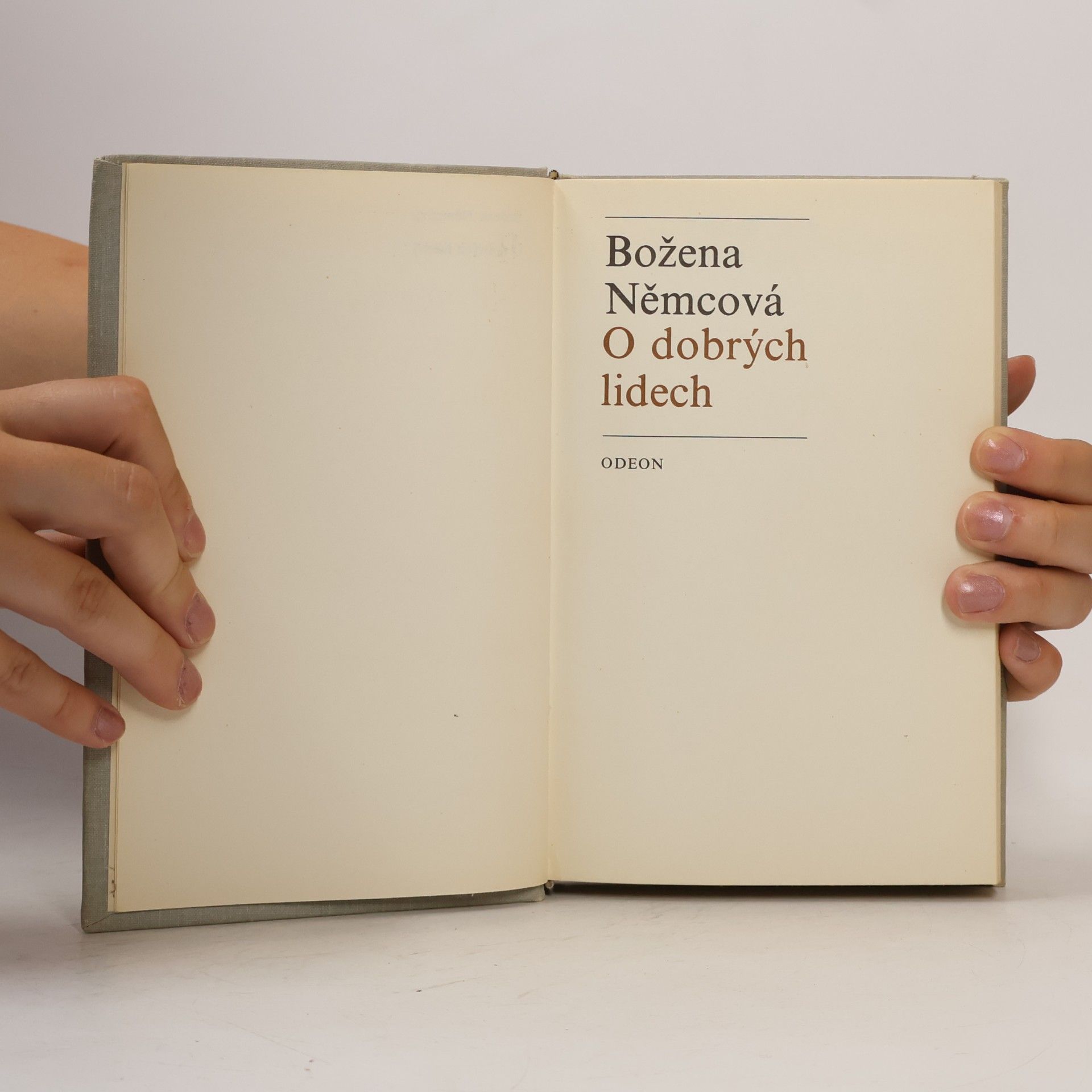 Božena Němcová O dobrých lidech