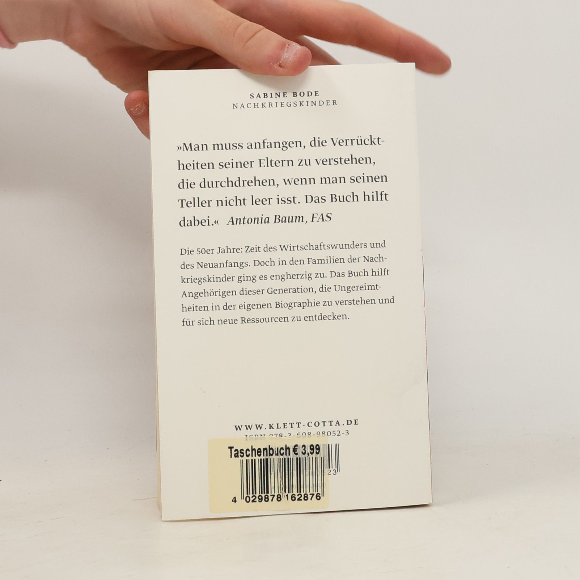 Sabine Bode Nachkriegskinder