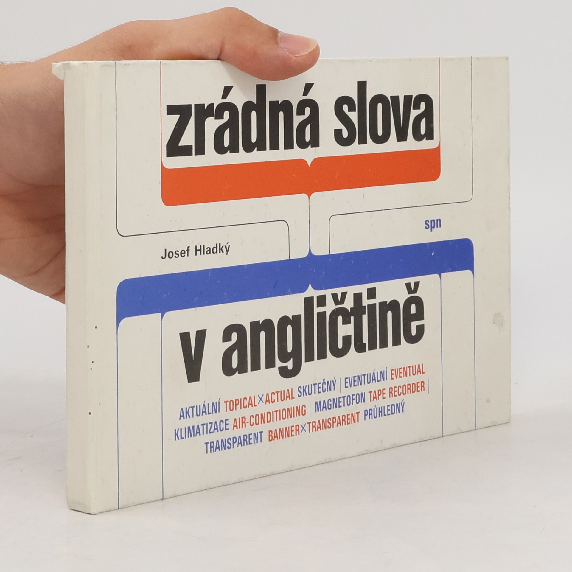 Josef Hladký Zrádná slova v angličtině