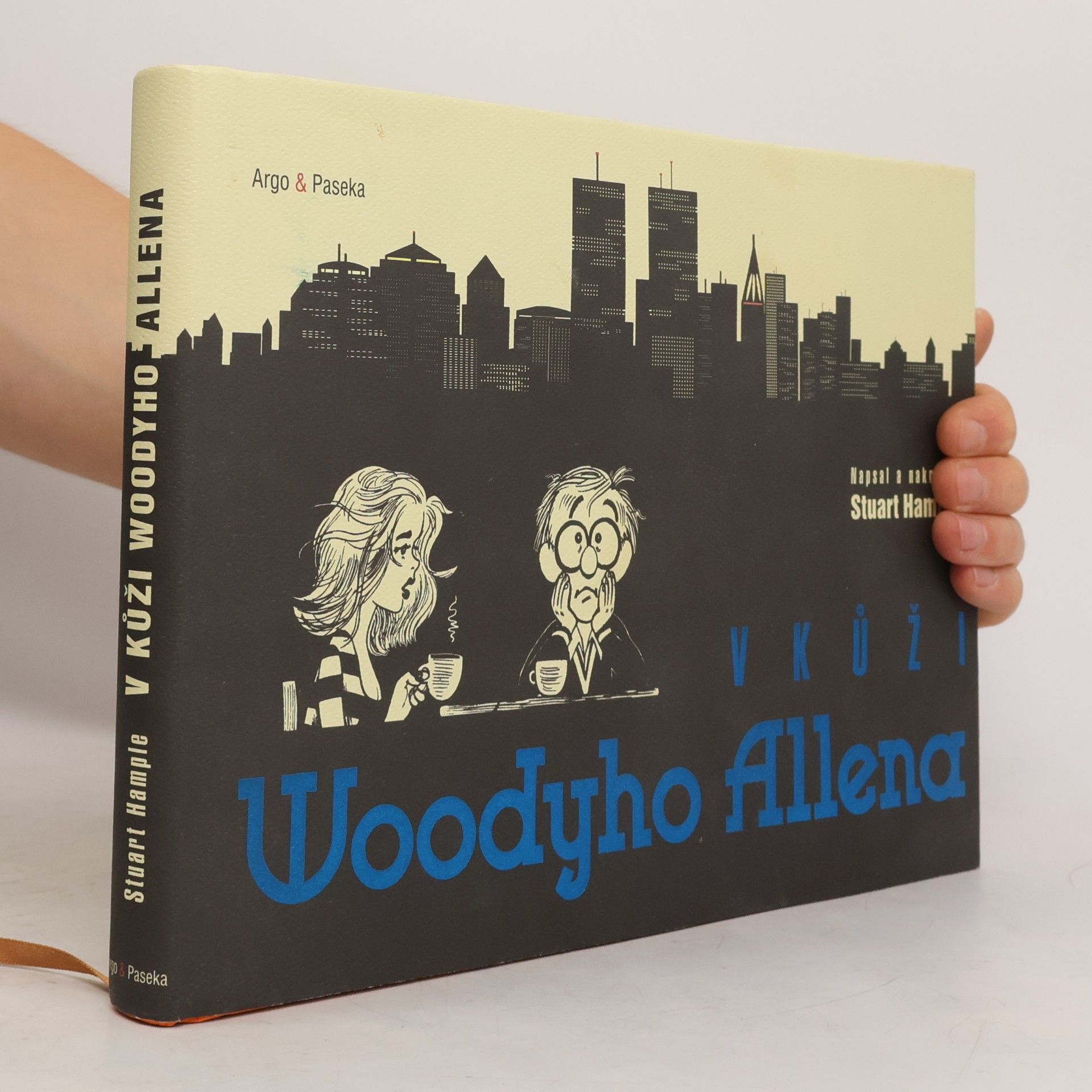 Stuart Hample V kůži Woodyho Allena. Woody Allen jako komiksový strip