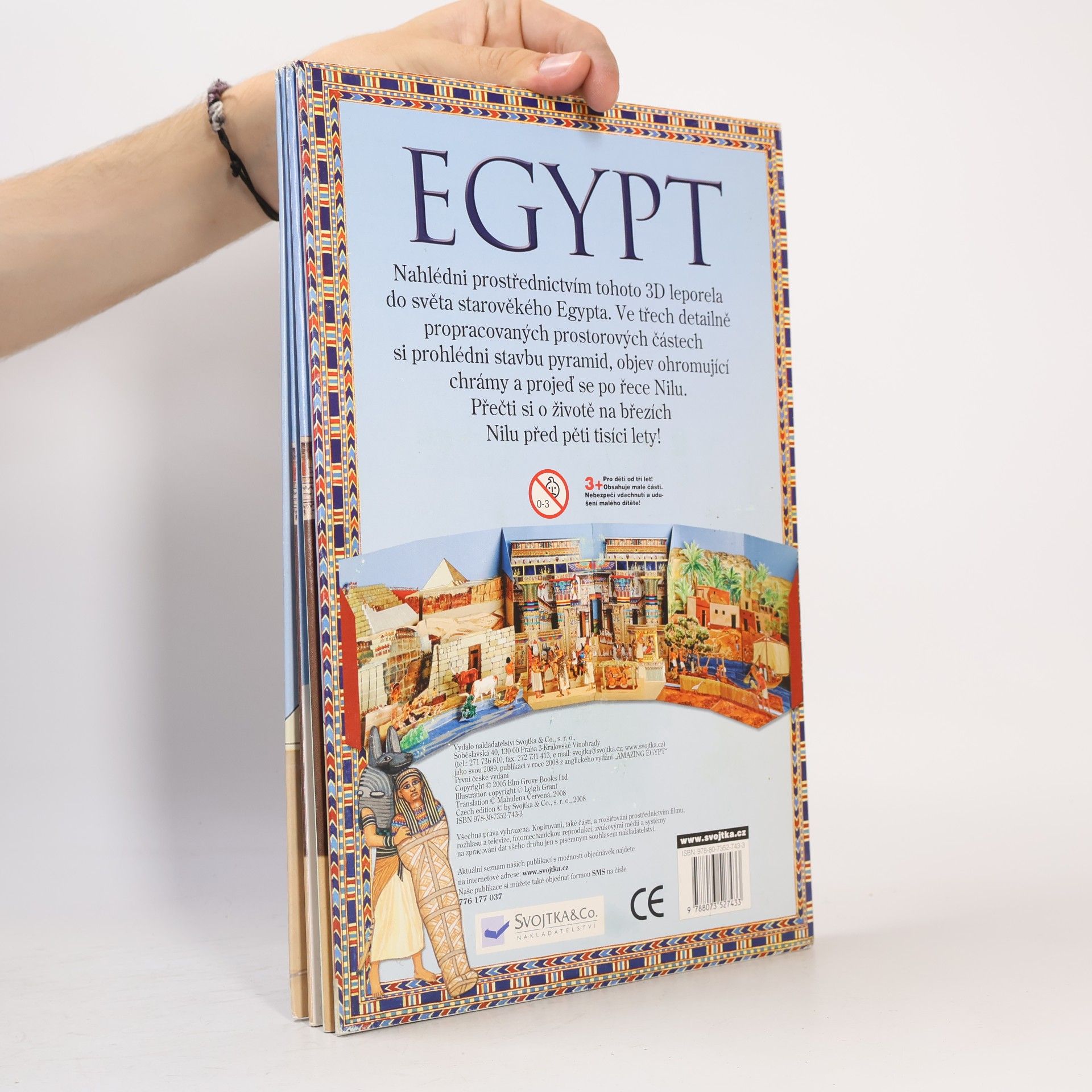 Leigh Grant Egypt: Prostorové leporelo: Fascinující historie starověké civilizace
