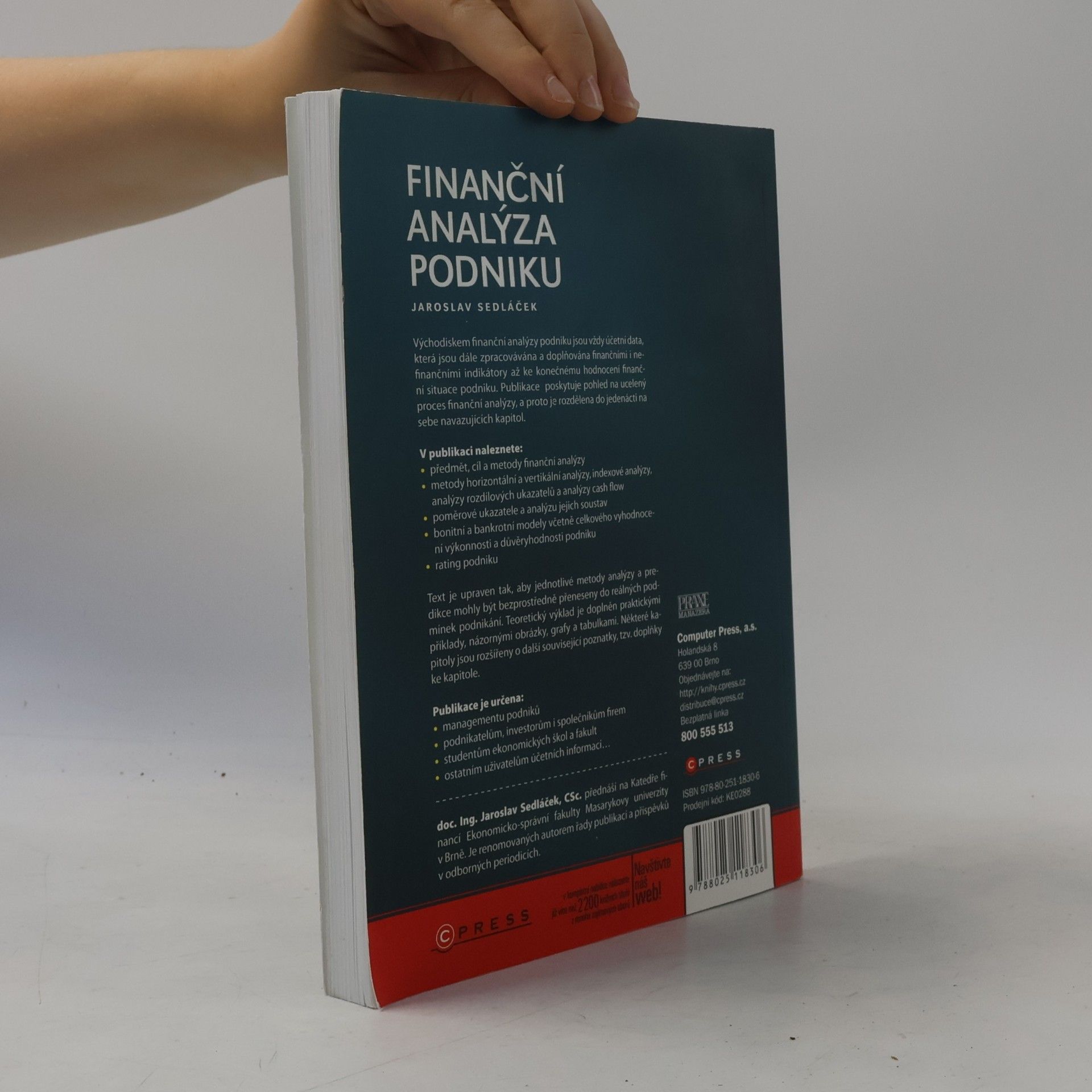 Jaroslav Sedláček Finanční analýza podniku