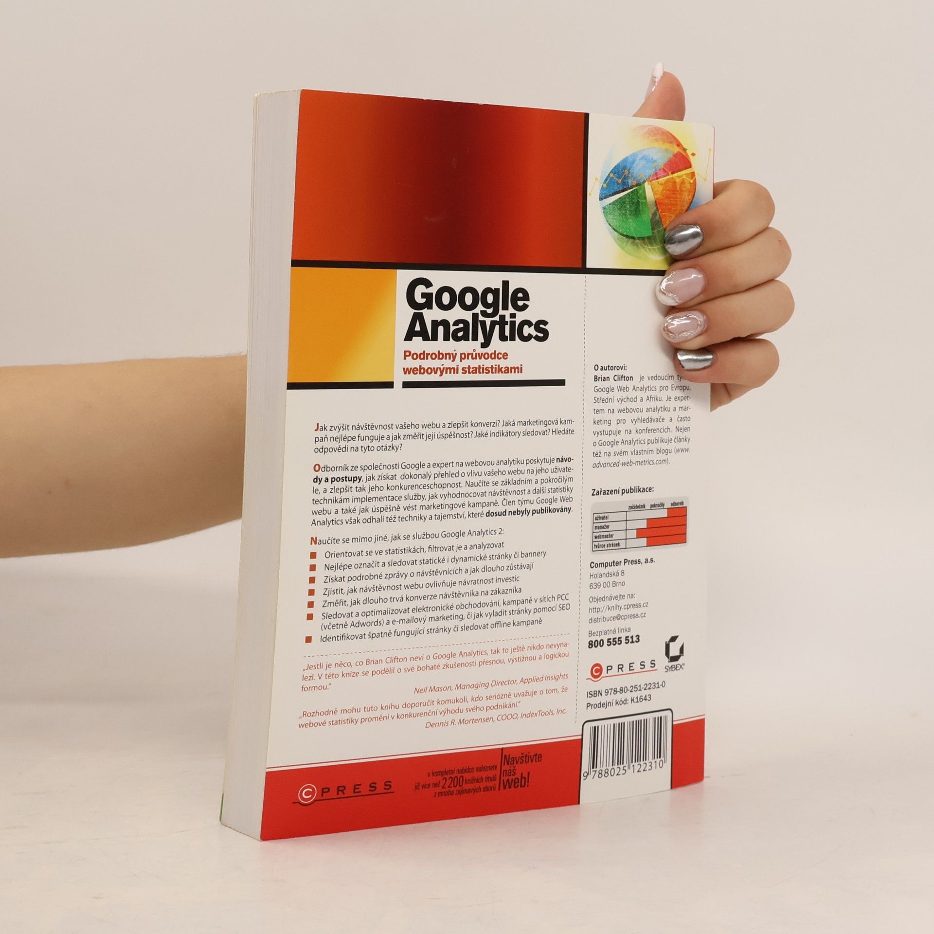 Brian Clifton Google Analytics. Podrobný průvodce webovými statistikami