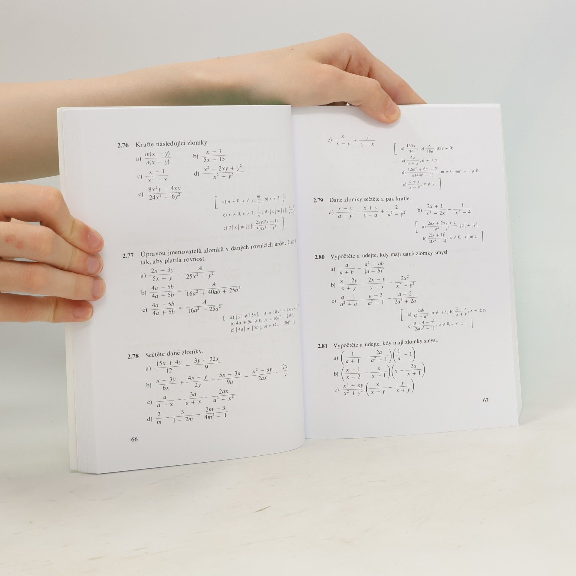 František Jirásek Sbírka úloh z matematiky pro SOŠ a pro studijní obory SOU. 1. část