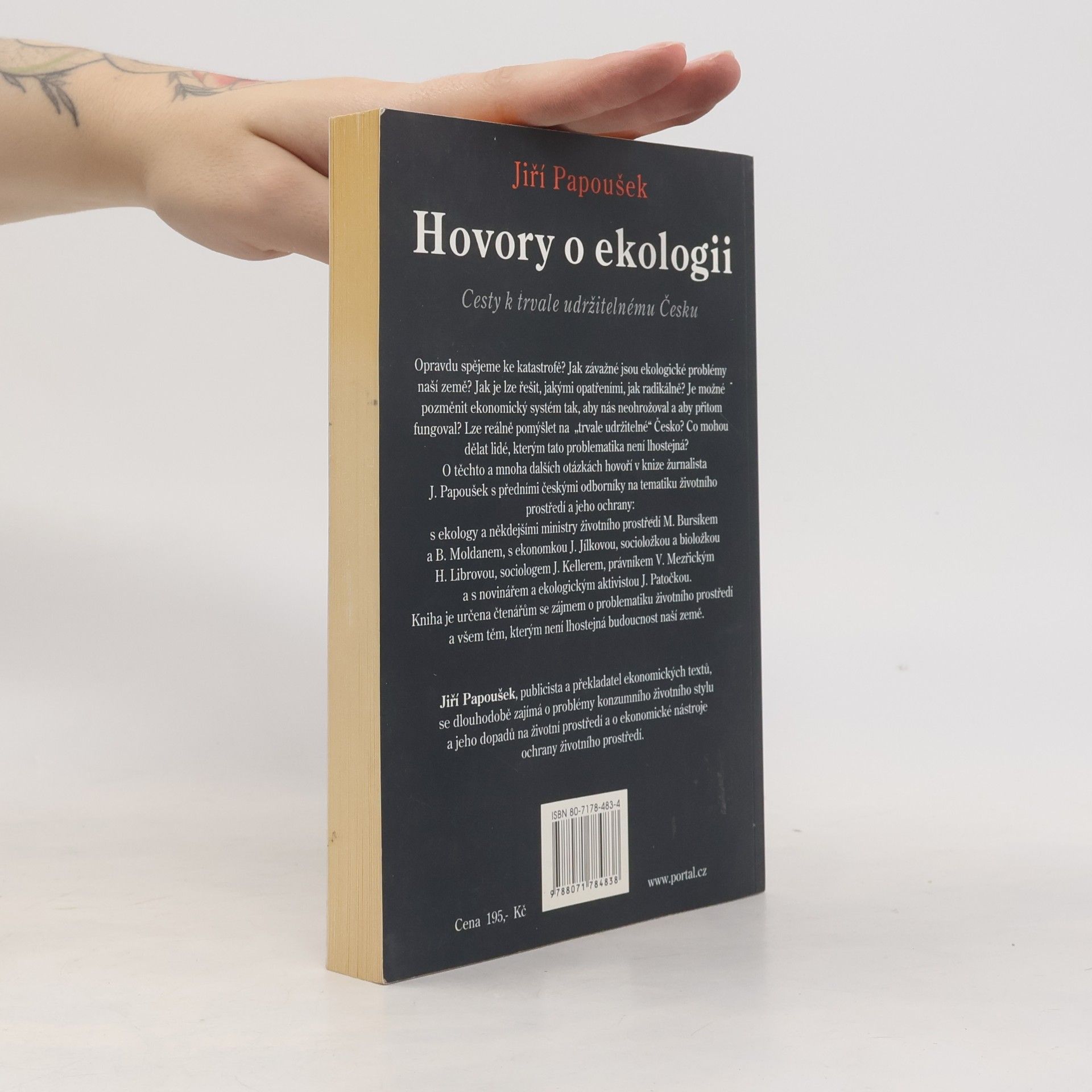 Jiří Papoušek Hovory o ekologii : cesty k trvale udržitelnému Česku