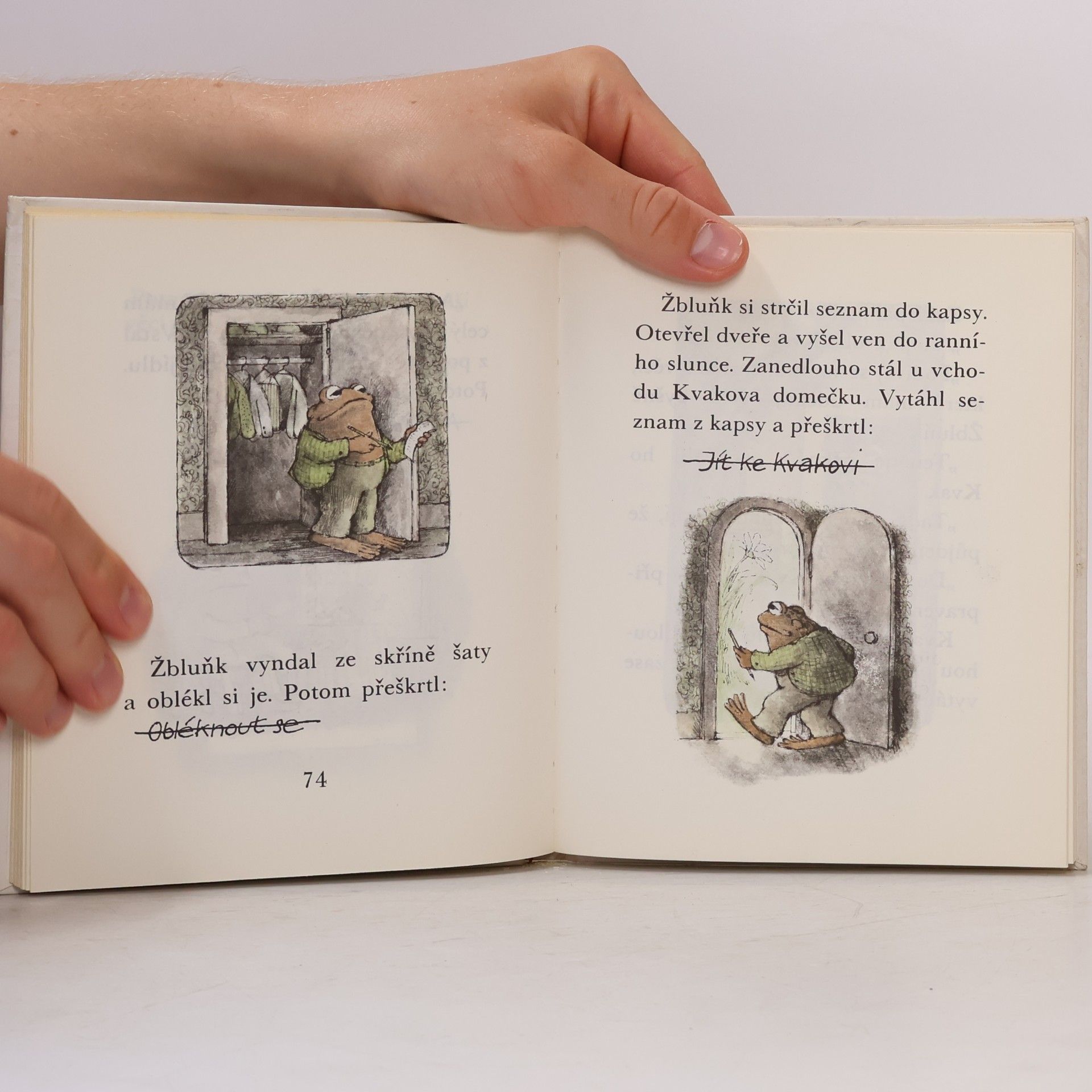 Arnold Lobel Kvak a Žbluňk jsou kamarádi