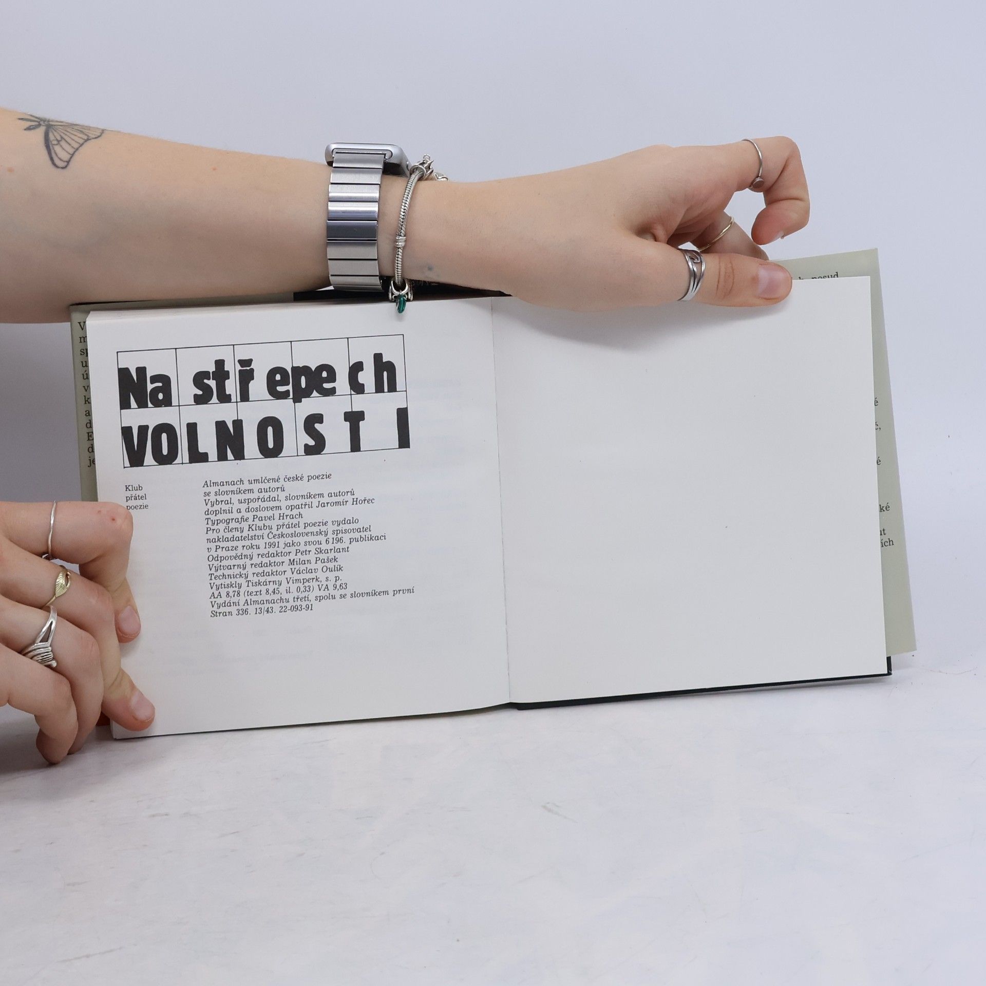 Jaromír Hořec Na střepech volnosti : almanach umlčené české poezie
