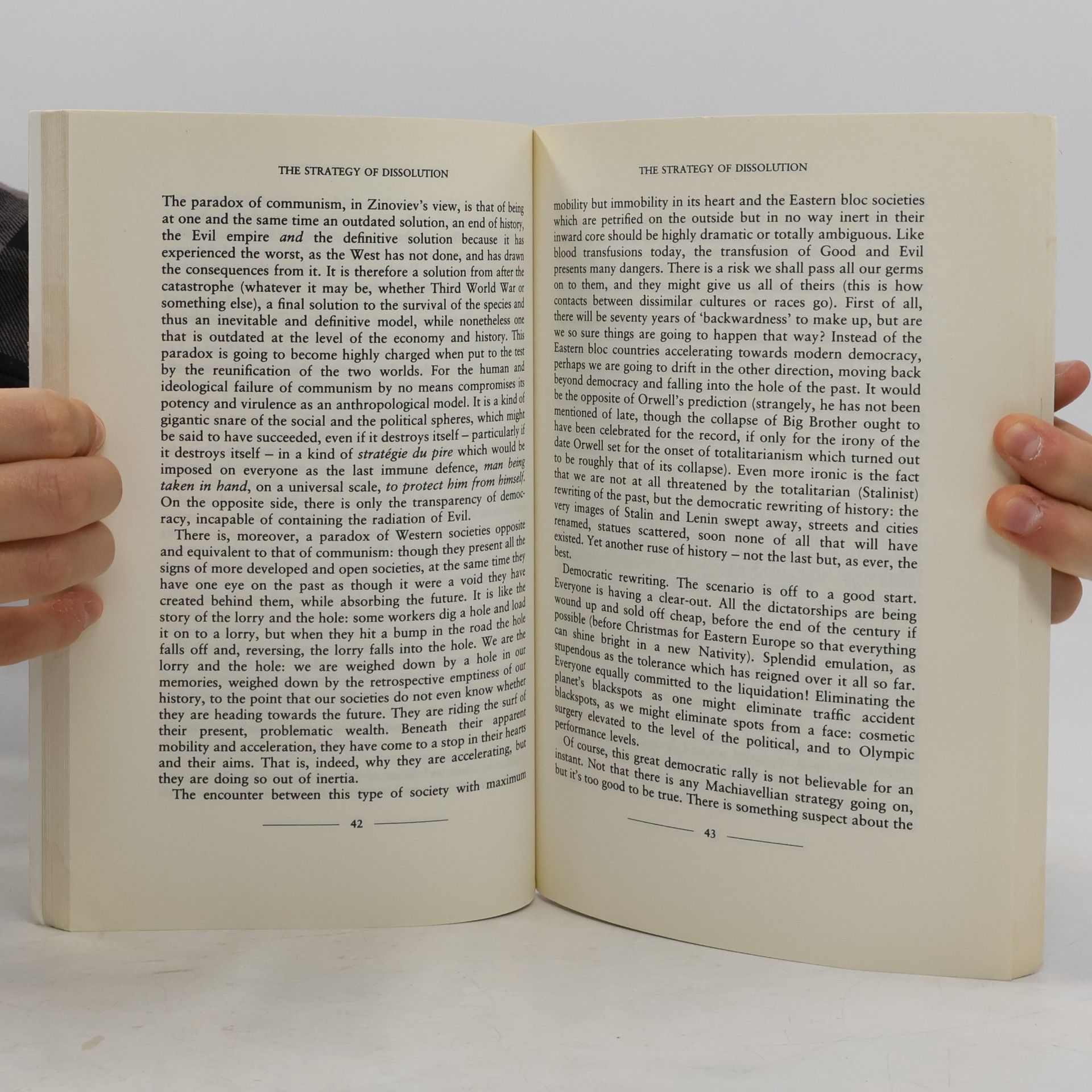 Jean Baudrillard Illusion of the End