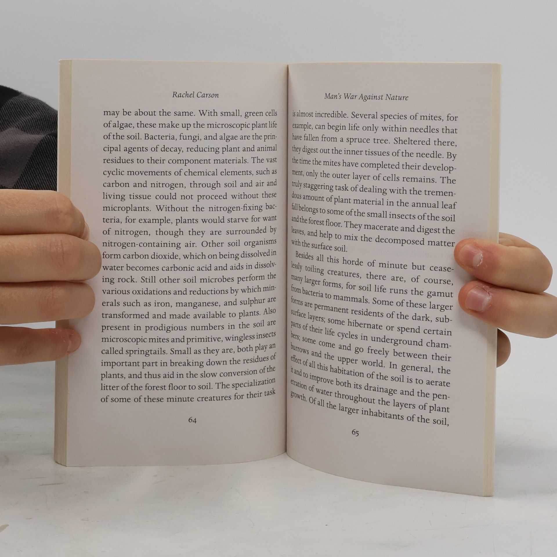 Rachel Carson Man's War Against Nature