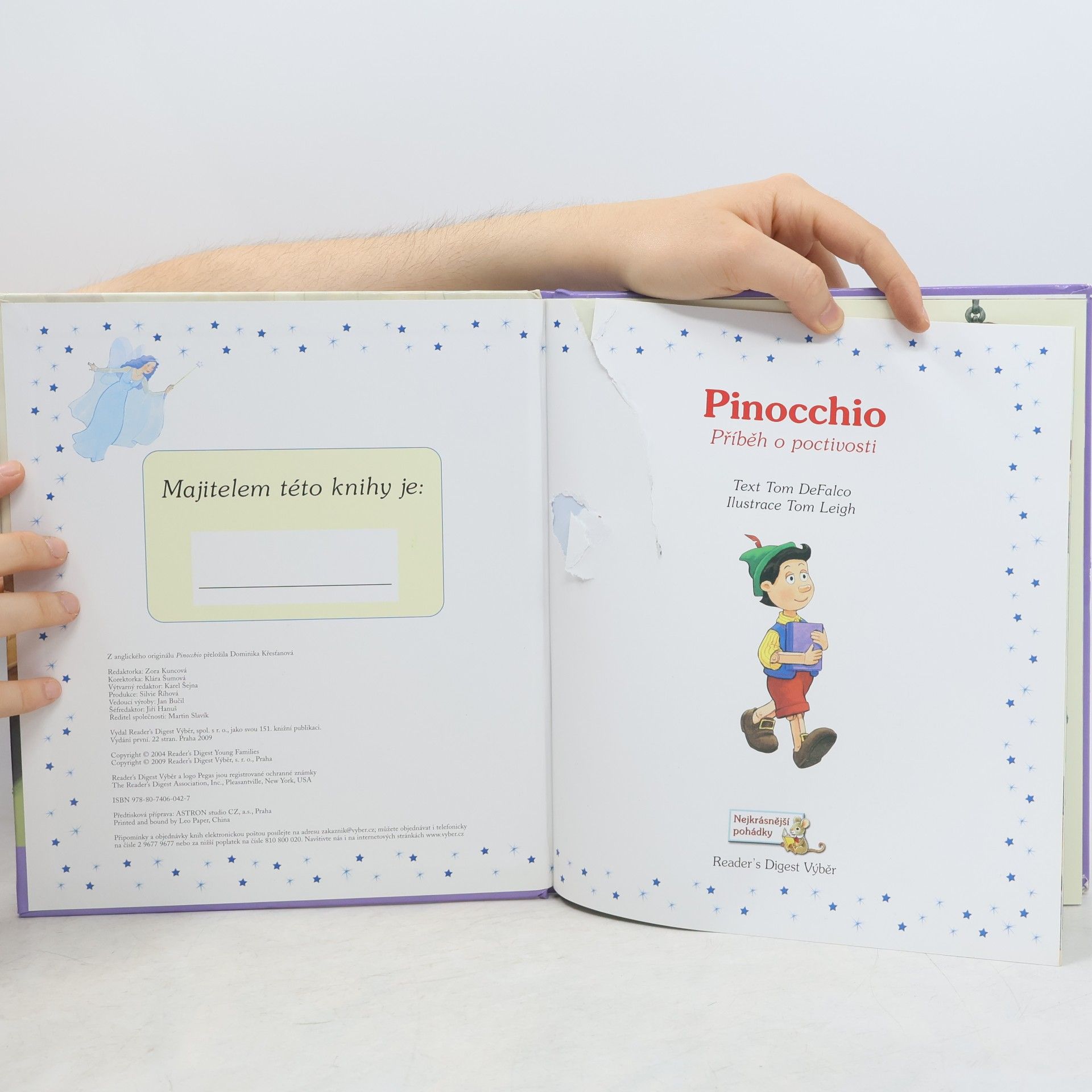 Tom DeFalco Pinocchio: Příběh o poctivosti