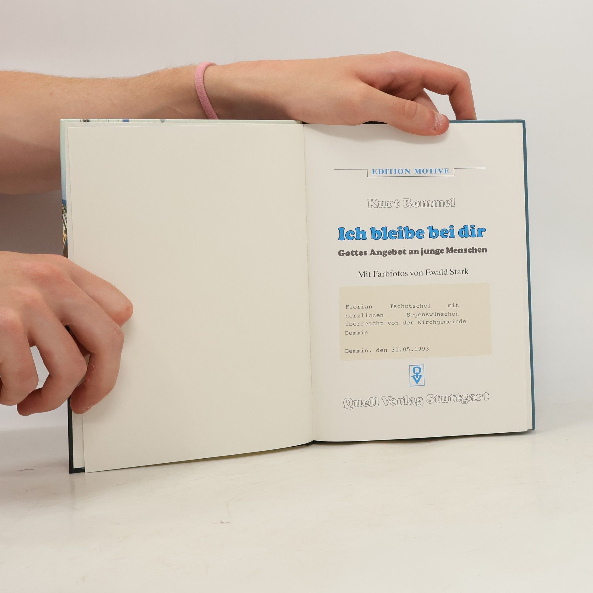 Unknown Author Ich bleibe bei dir. Gottes Angebot an junge Menschen