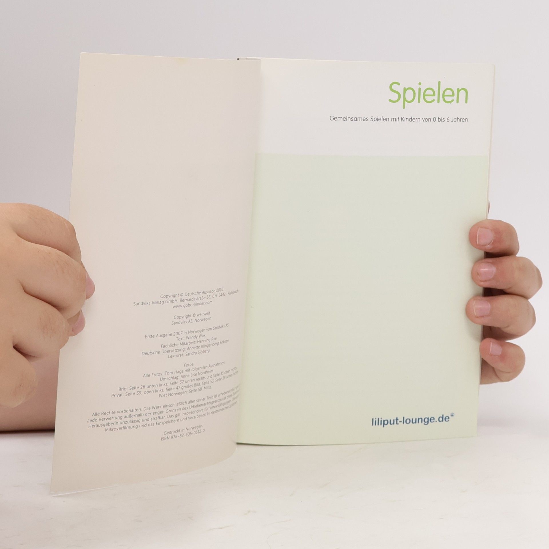 Spielen - Gemeinsames Spielen mit Kindern von 0 bis 6 Jahren
