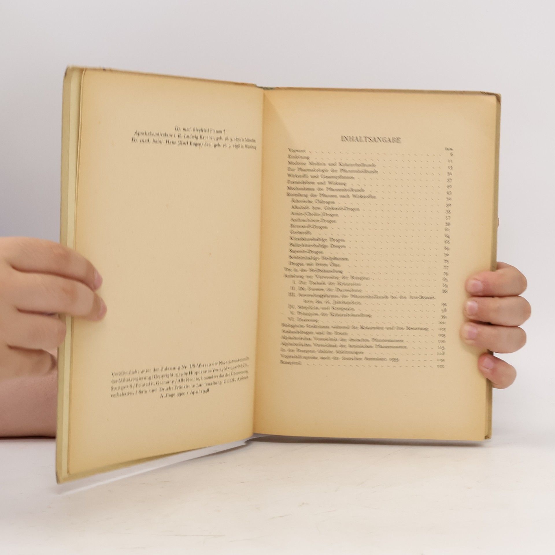 Siegfried Flamm Rezeptbuch der Pflanzenheilkunde