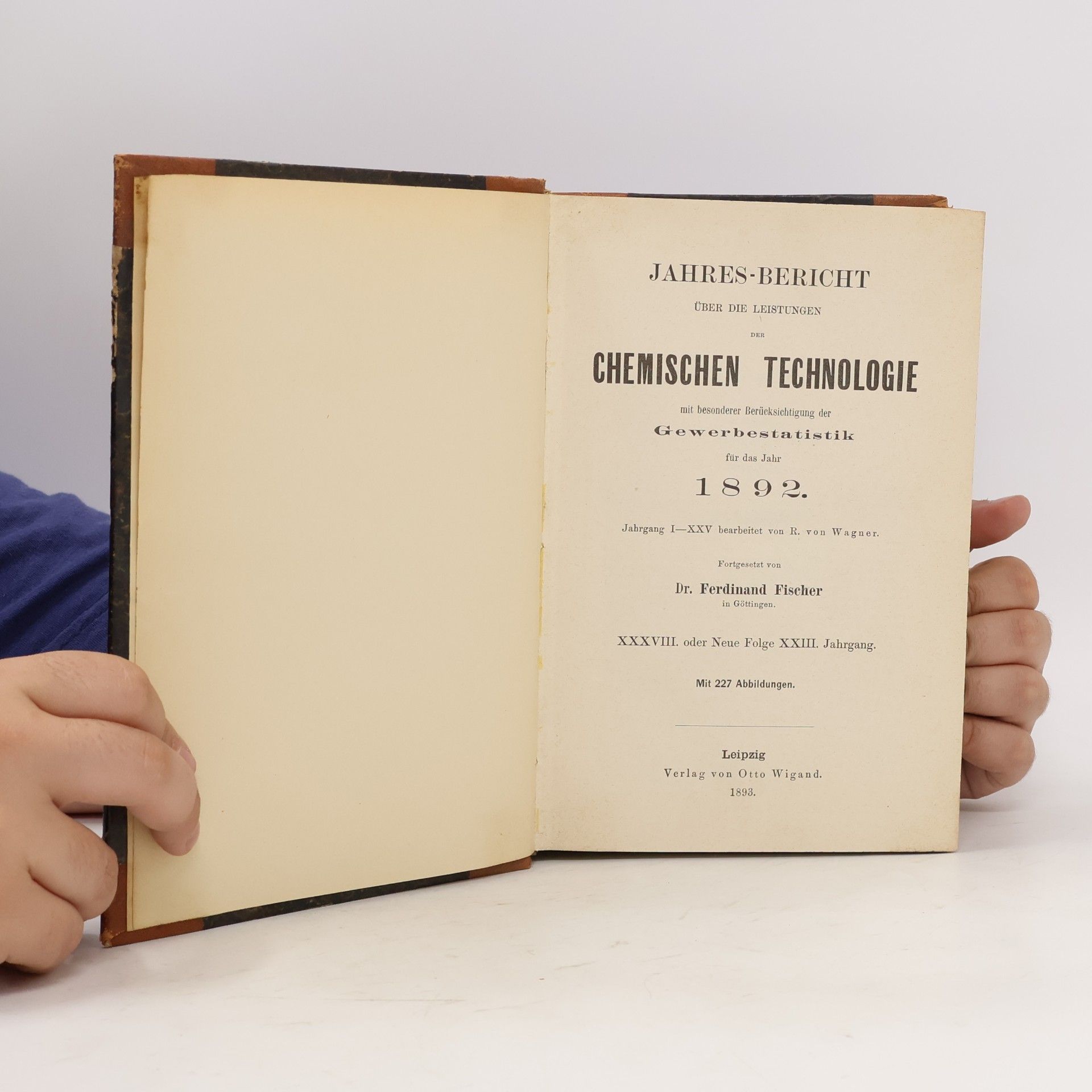 Ferdinand Fischer Chemischen Technologie