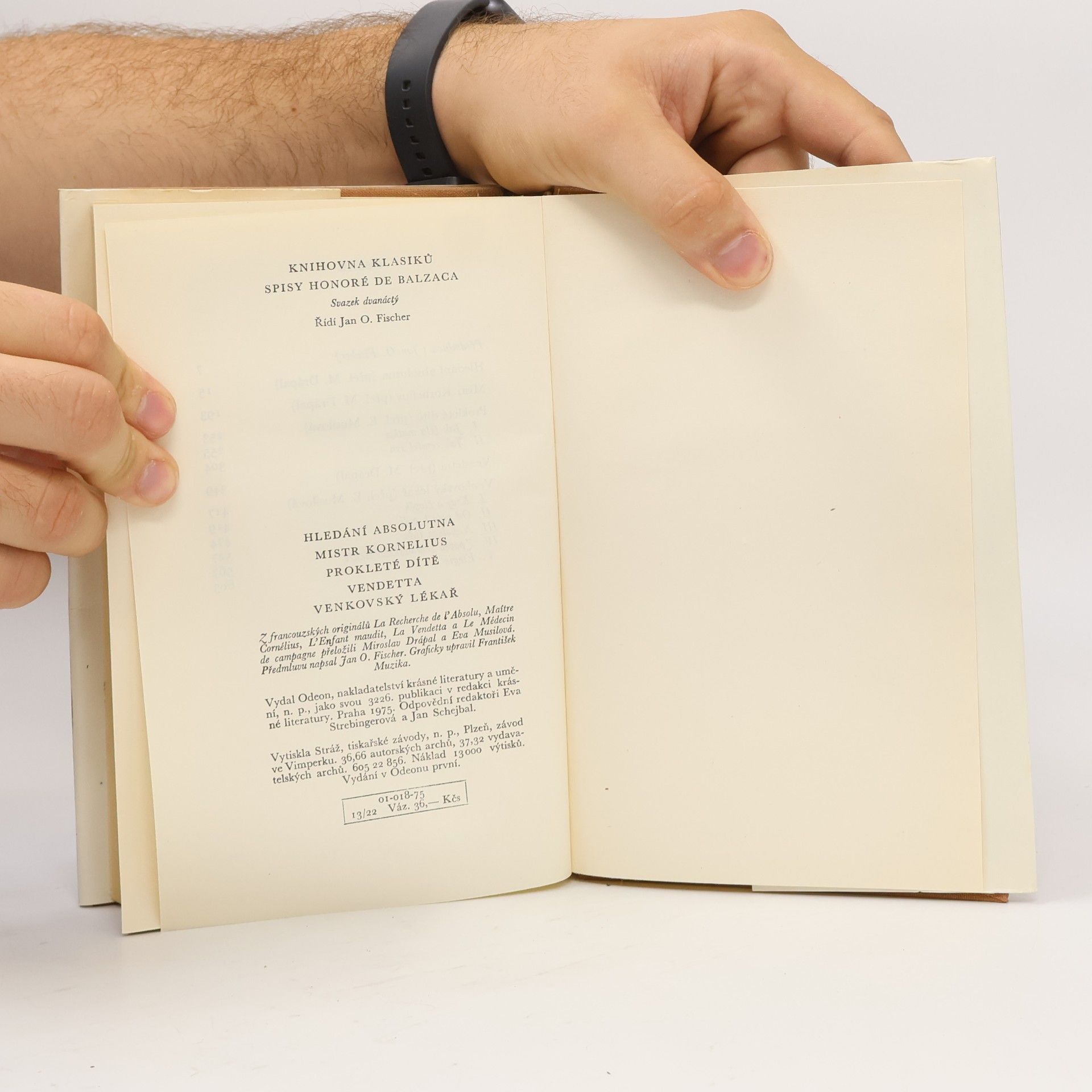 Honoré de Balzac Hledání absolutna. Mistr Kornelius. Prokleté dítě. Vendetta. Venkovský lékař