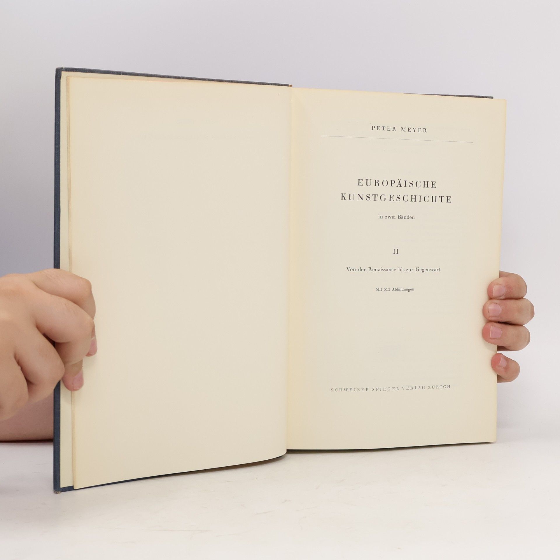 Peter Meyer Europäische Kunstgeschichte II