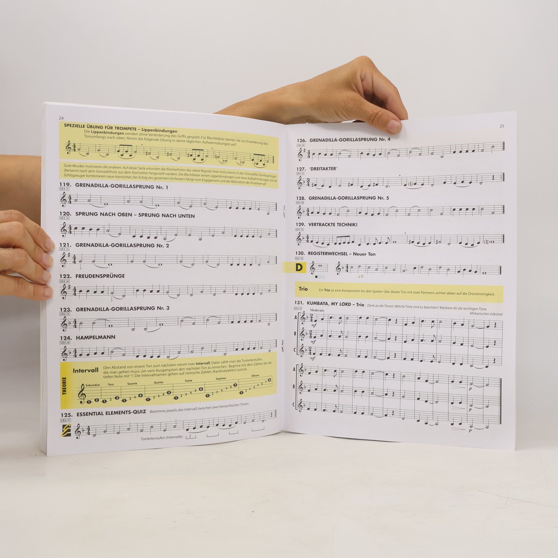 Various Essential Elements, für Trompete in B, m. Audio-CD: Die komplette Methode für den Musikunterricht: Die komplette Methode für den Musikunterricht in ... Mit CD zum Üben und Mitspielen