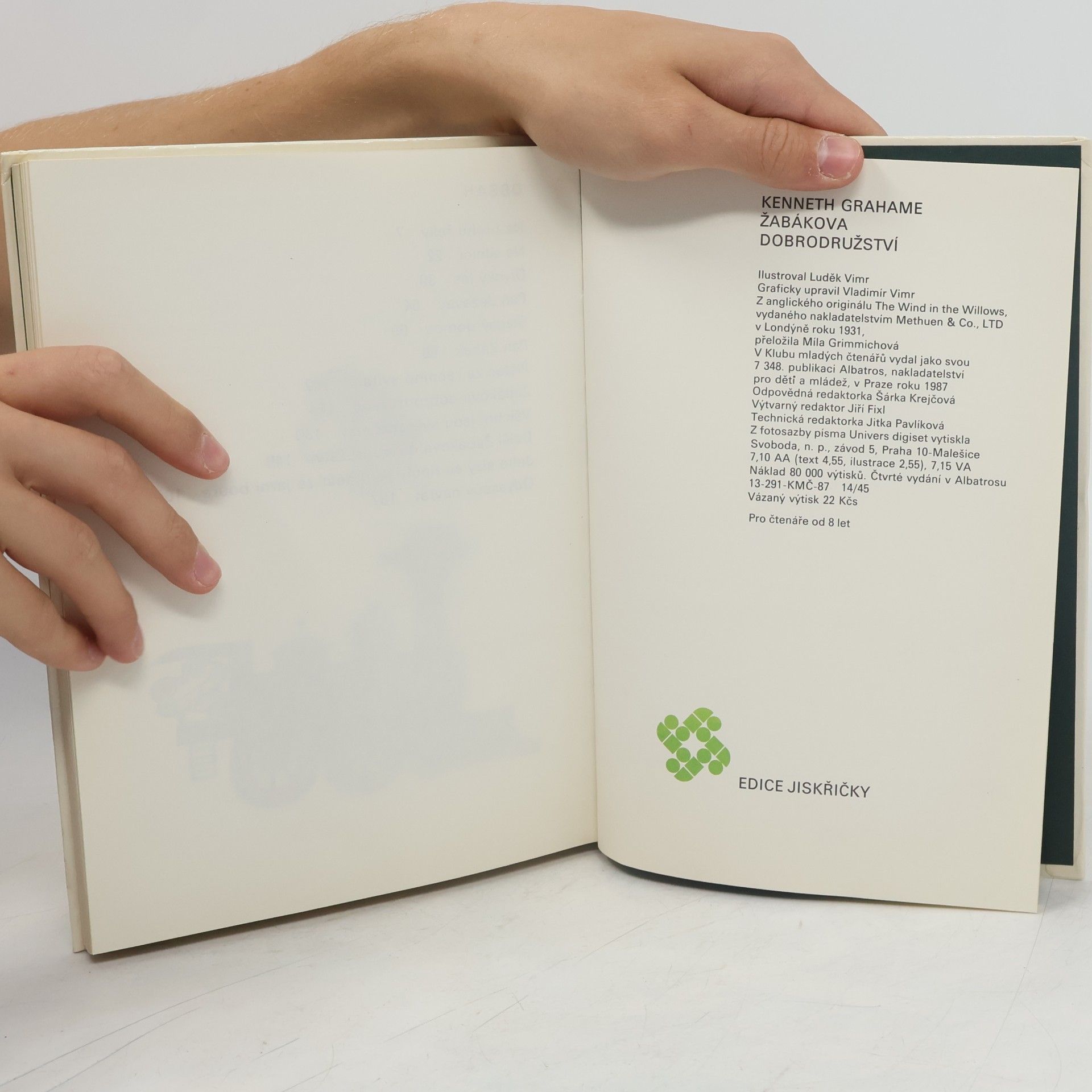 Kenneth Grahame Žabákova dobrodružství