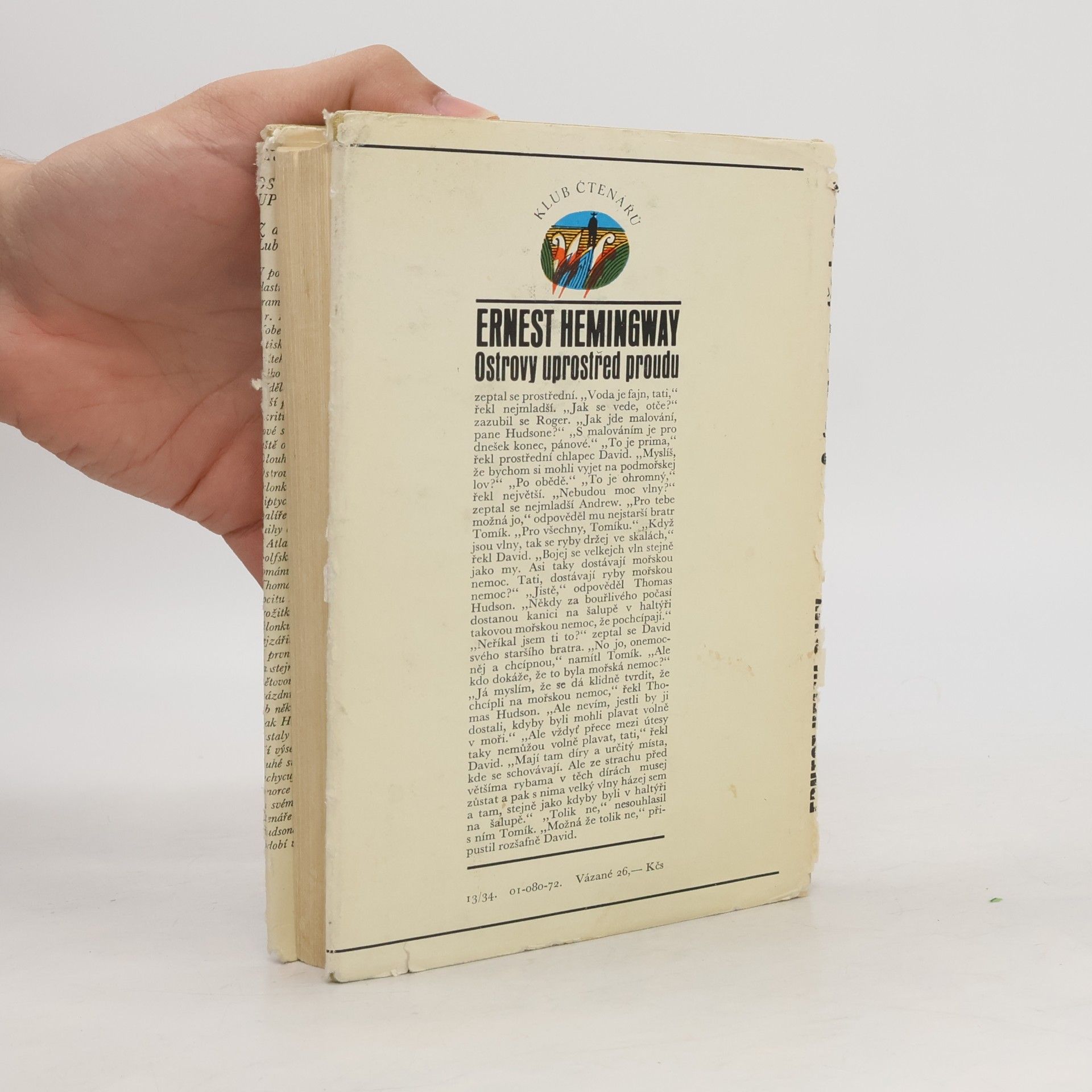 Ernest Hemingway Ostrovy uprostřed proudu