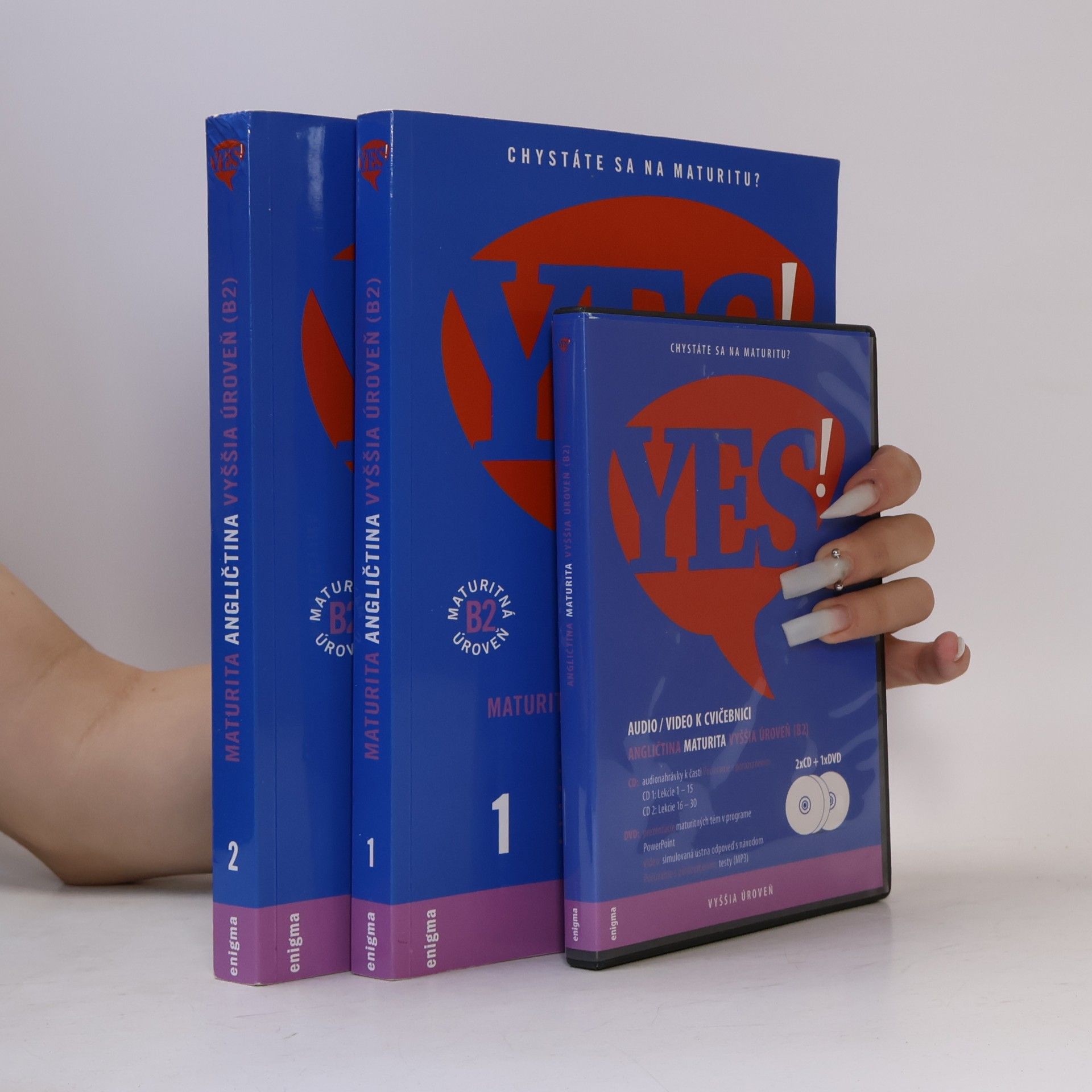 Andrea Billíková Yes! Maturita Angličtina - Vyššia úroveň. Maturitná úroveň B2 + 2xCD, 1xDVD