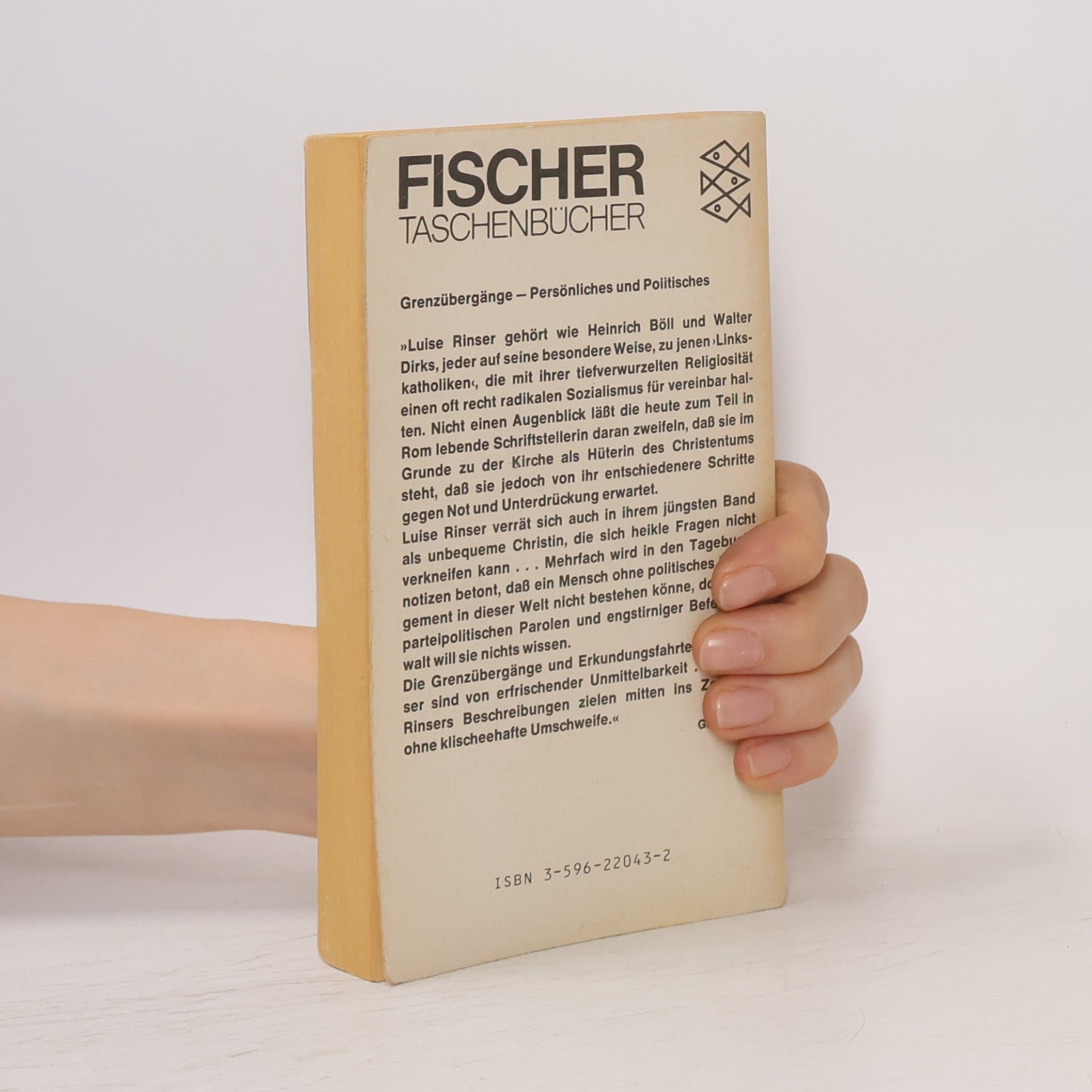 Luise Rinser Grenzübergänge