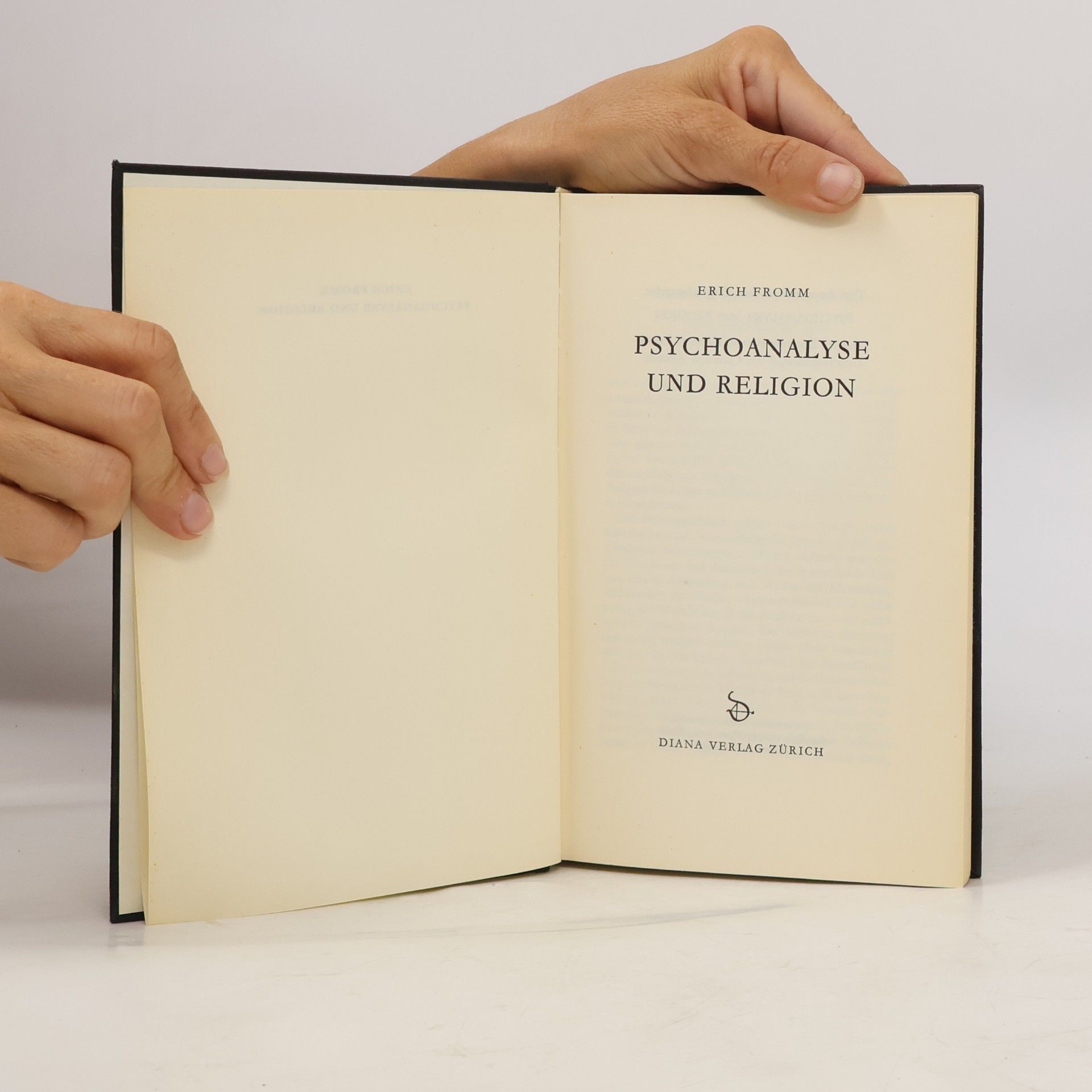 Erich Fromm Psychoanalyse und religion