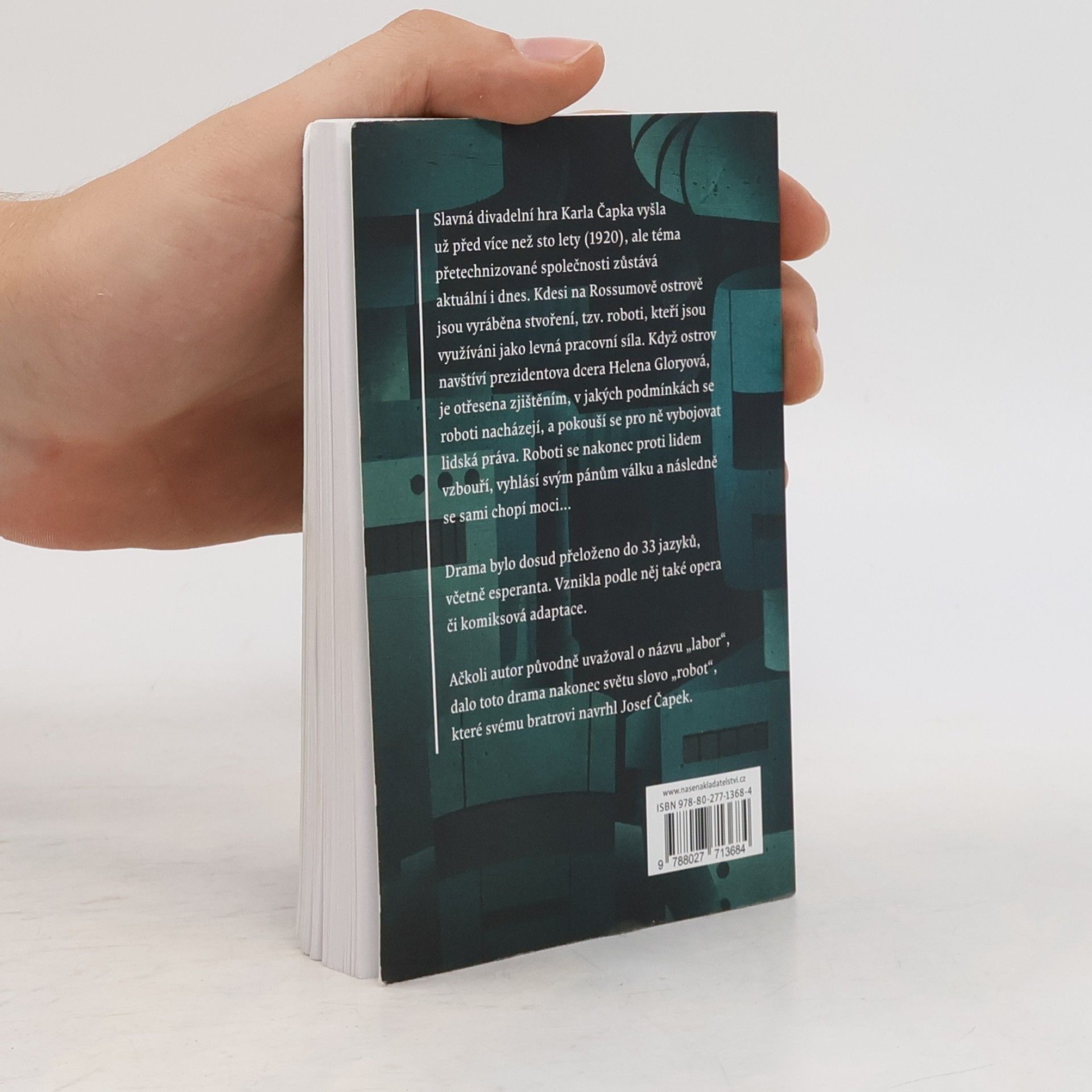 Karel Čapek R.U.R. : Rossumovi univerzální roboti