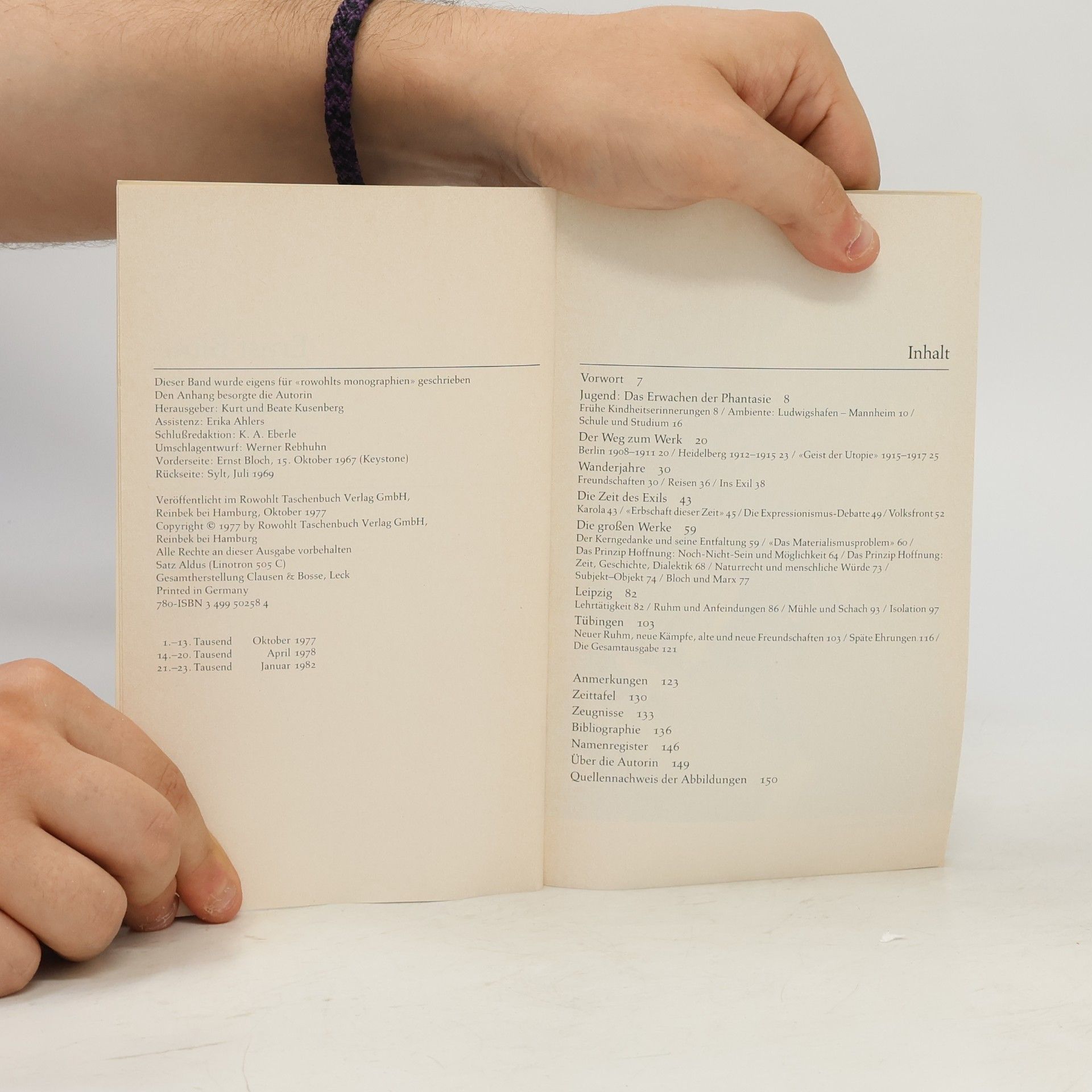Silvia Markun Ernst Bloch in Selbstzeugnissen und Bilddokumenten