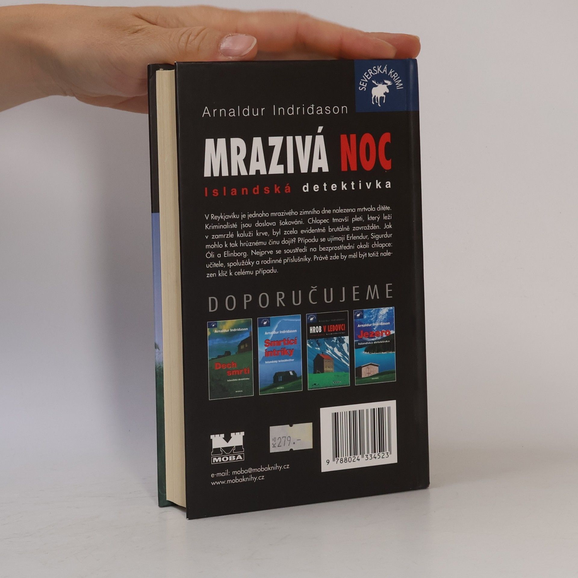Arnaldur Indriðason Mrazivá noc : islandská detektivka