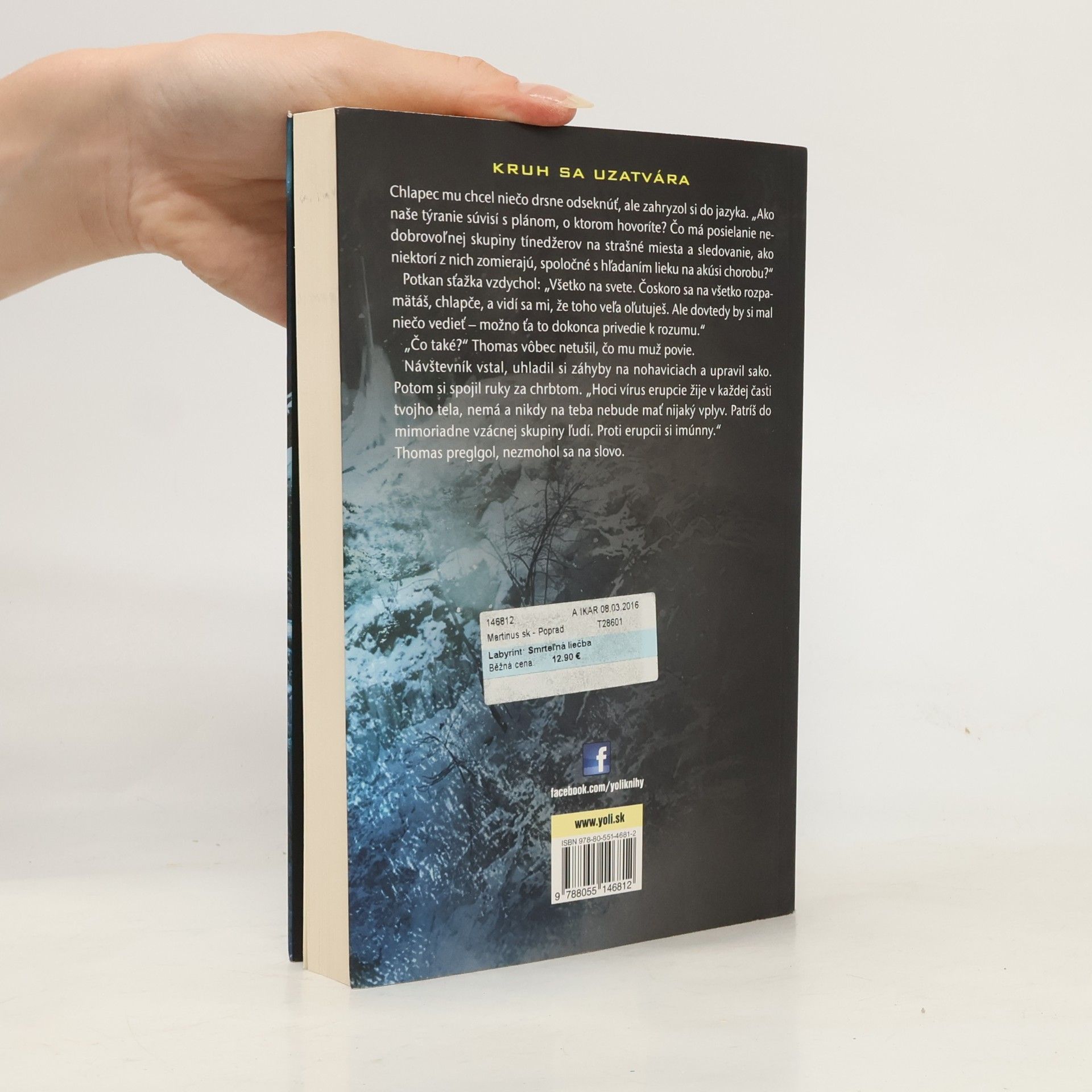 James Dashner Labyrint: Smrteľná liečba
