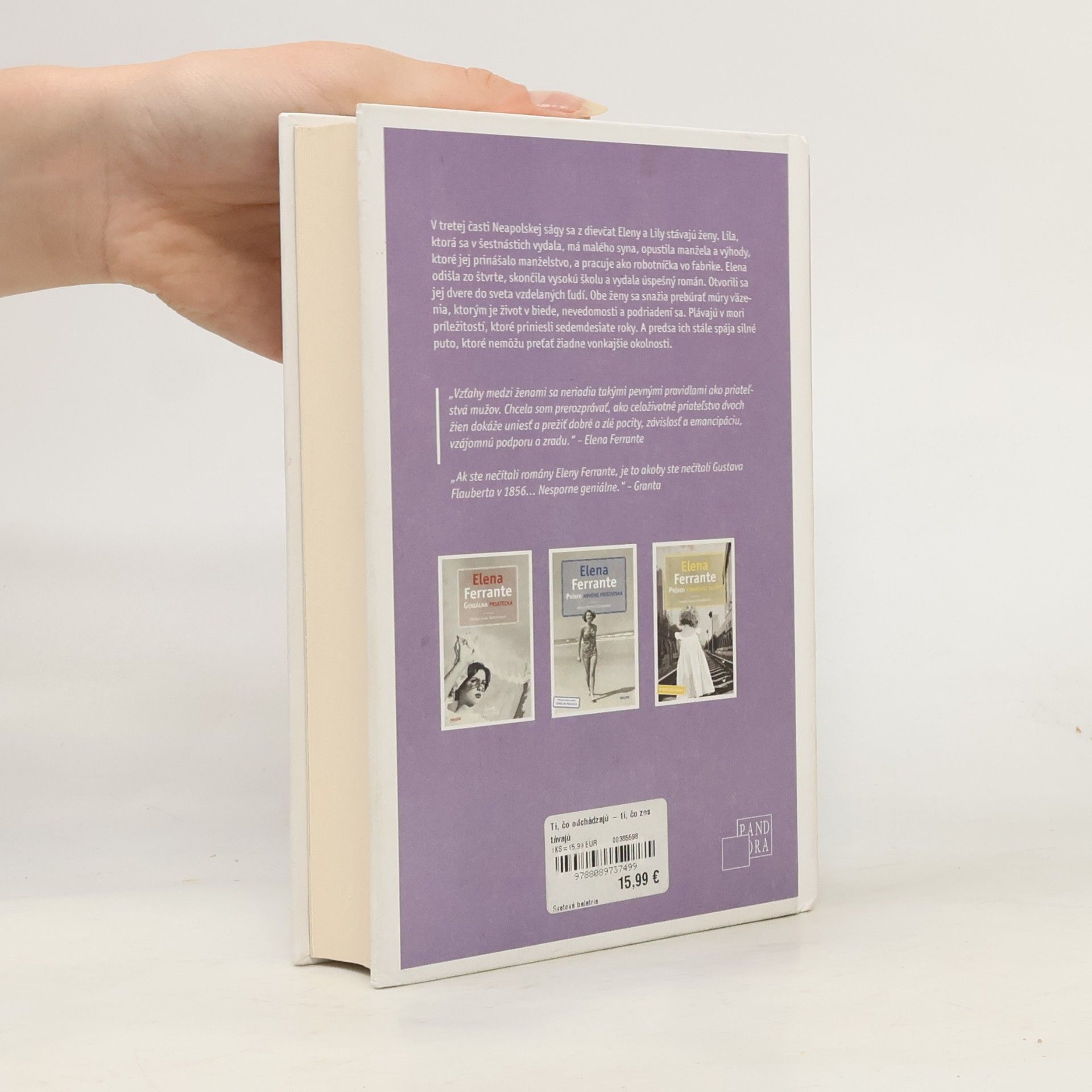 Elena Ferrante Tí, čo odchádzajú – tí, čo zostávajú