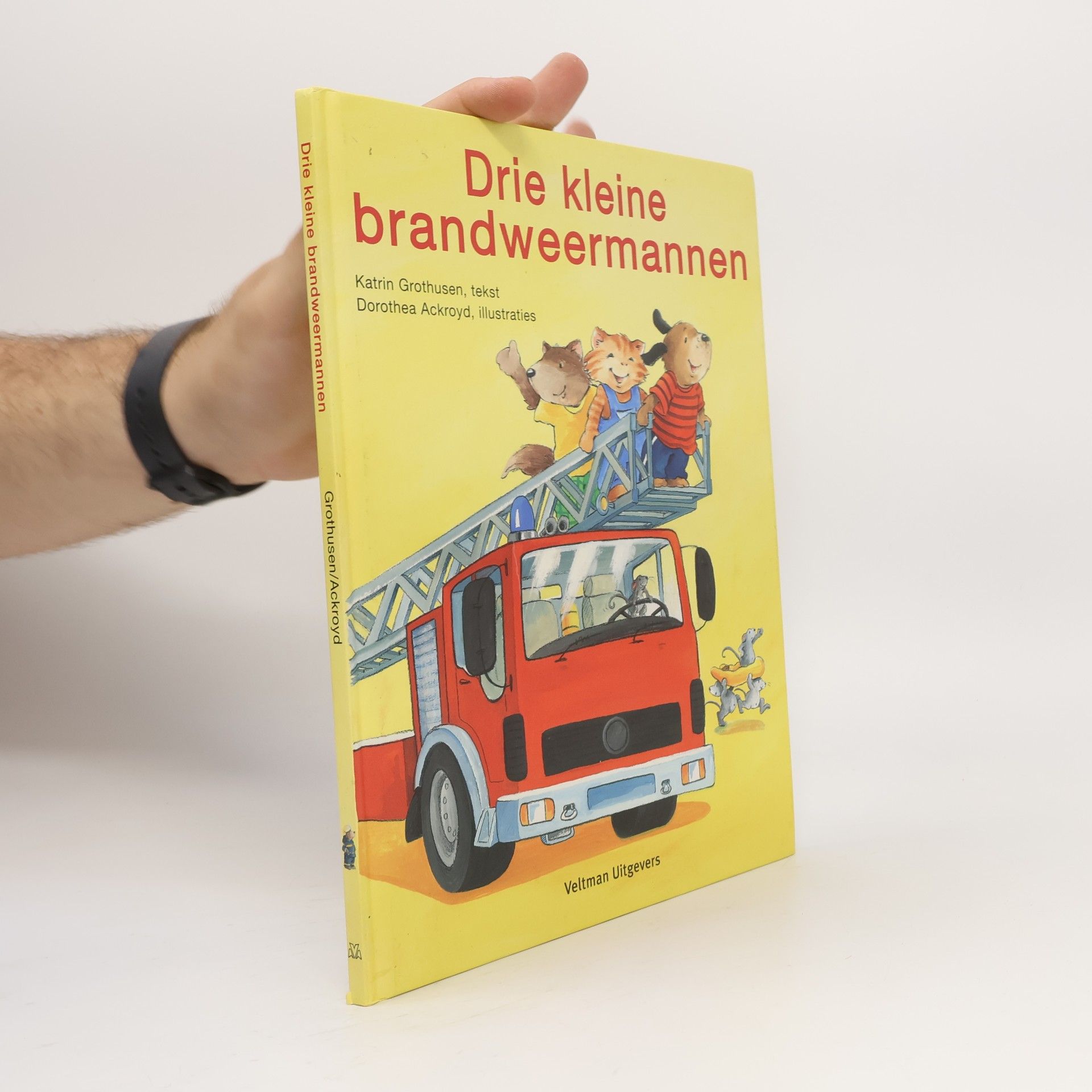 Drie kleine brandweermannen