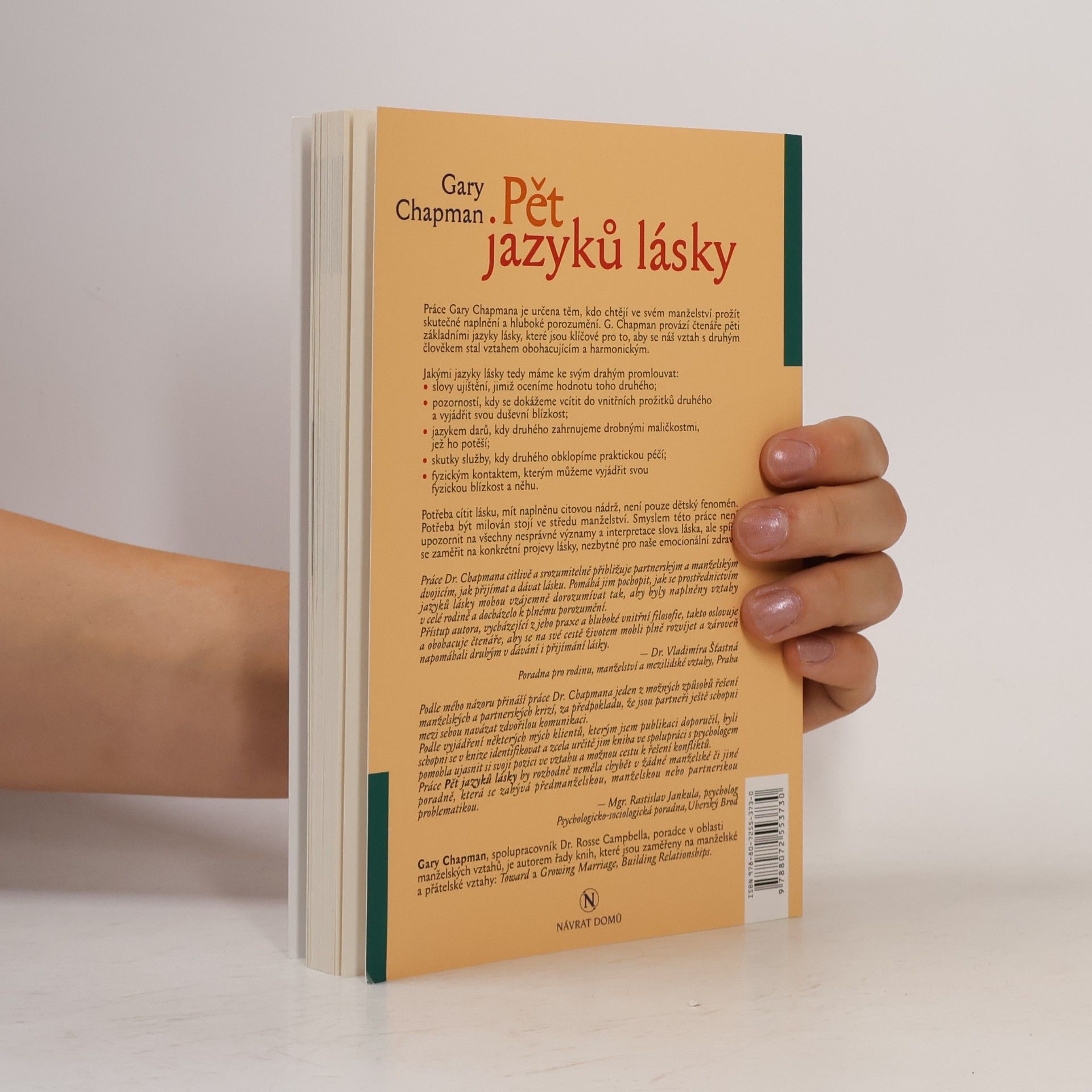 Gary Chapman Pět jazyků lásky