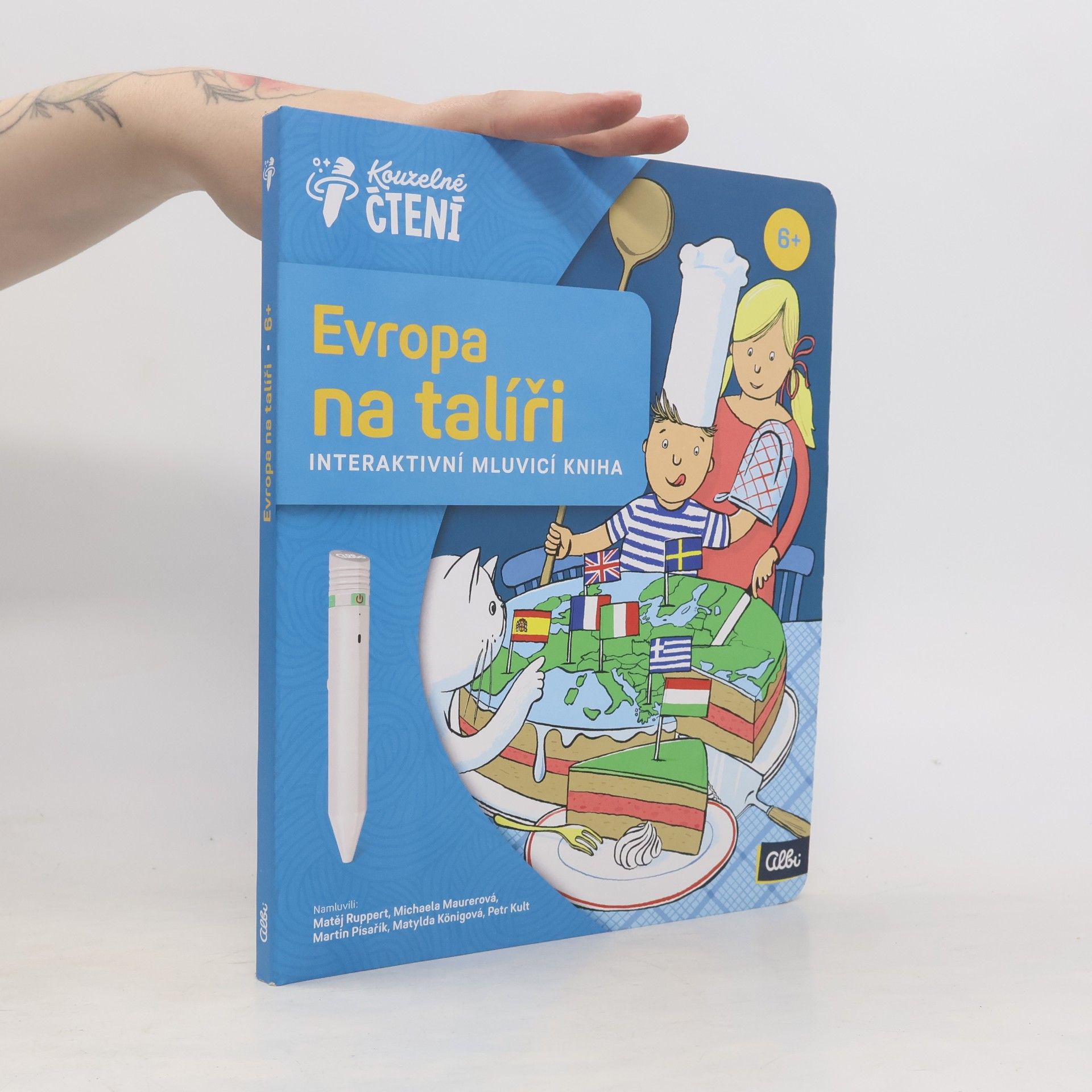 Evropa na talíři. Interaktivní mluvící kniha