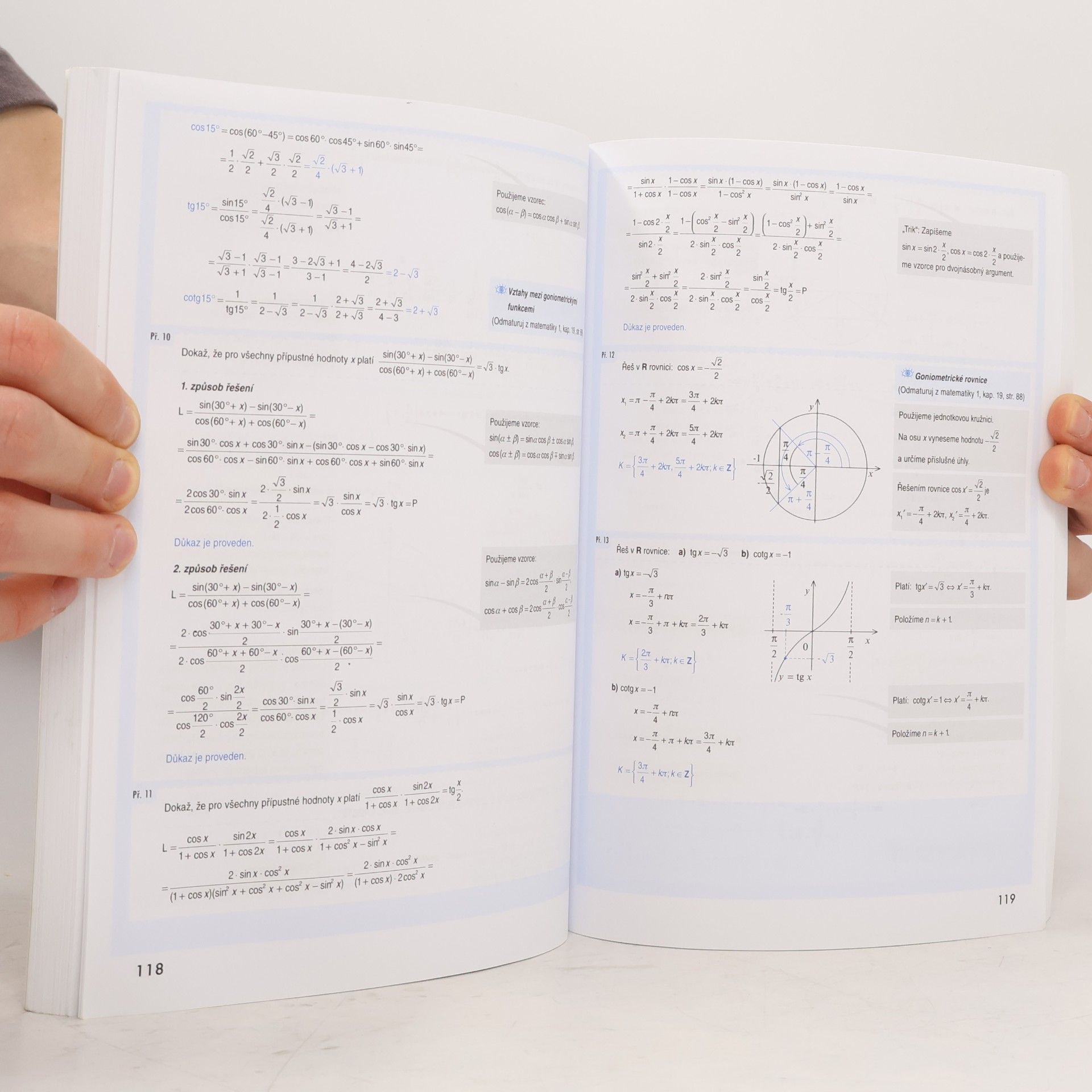 Pavel Boucník Odmaturuj! z matematiky 3. Sbírka řešených příkladů.