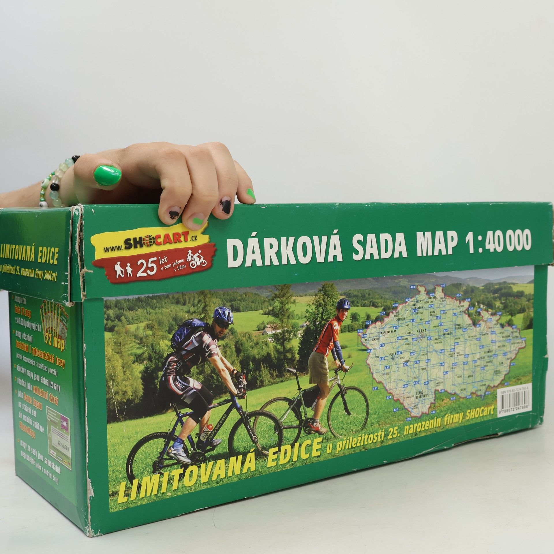 Autorenkollektiv Dárková sada map Česko