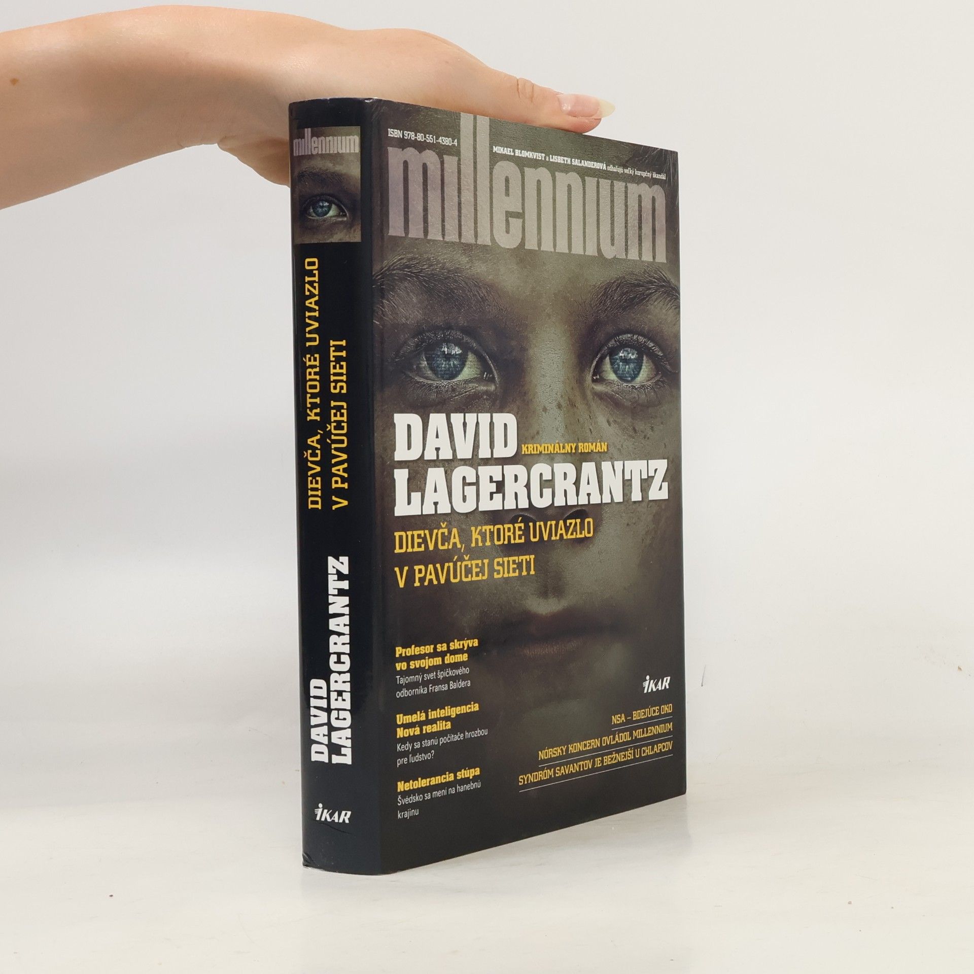 David Lagercrantz Dievča, ktoré uviazlo v pavúčej sieti